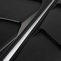 Vista 4 de G-PLUS Rejillas de Ventana Cubierta de la Cuchara Reemplazo De Ventilación Para Ford Mustang 2005-2014 1/4 Cuarto Lado Negro