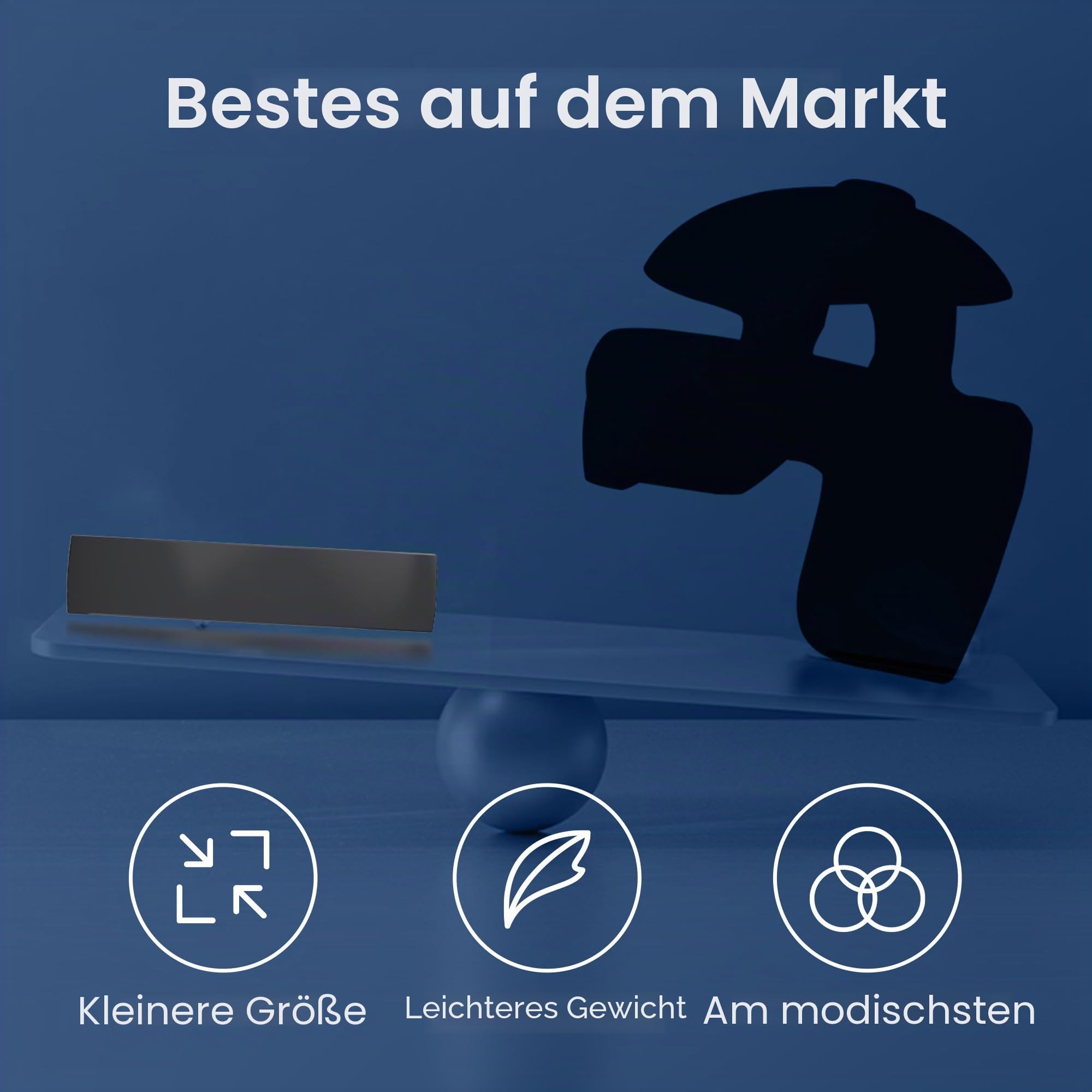 H2 Kopfhautmassagegerät mit Vibration Laser Therapie Ultraleicht und Tragbar Lindert Kopfschmerzen verbessert das Haarwachstum Blau
