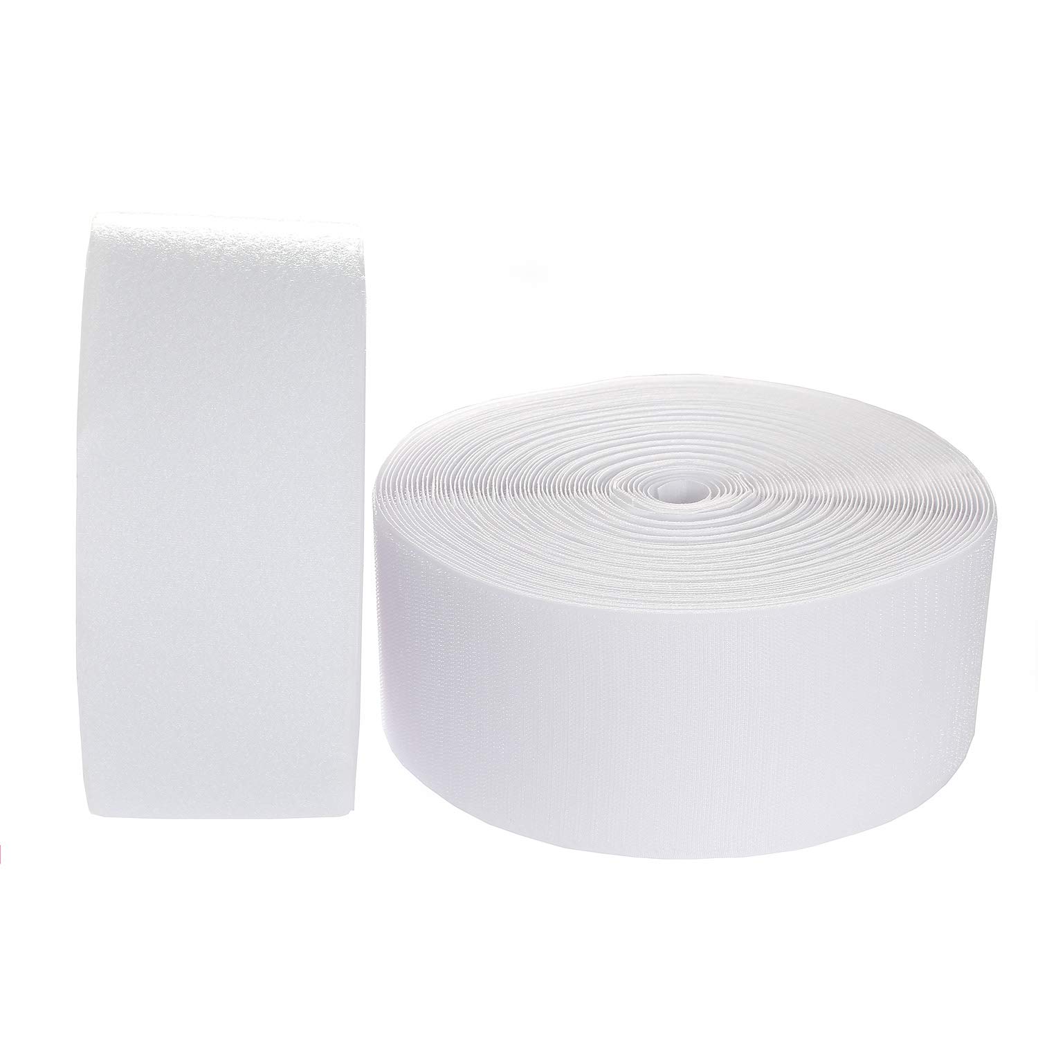 TUKA Bandas Autoadhesivas de Gancho y Bucle, 25m x 20mm, Rollo de Cinta Adhesiva, Blanco, TKB5008 — view 6