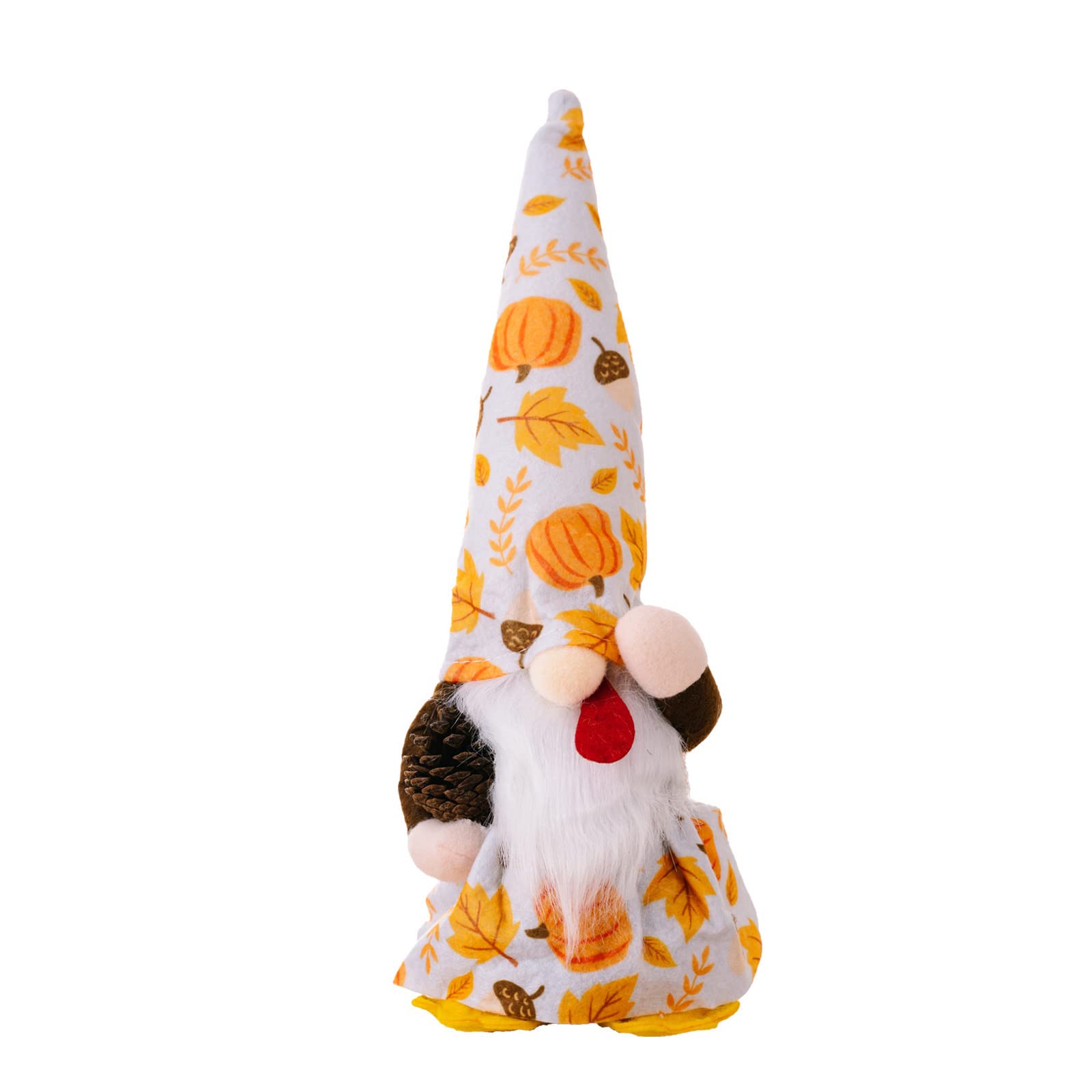 Jazuaiao Pumpkin Gnomes Scandinavian Swedish Figurine Plush Ornaments for Thanksgiving Day Fall Harvest Home Decorations Swedish Gnomes Decorations for Home