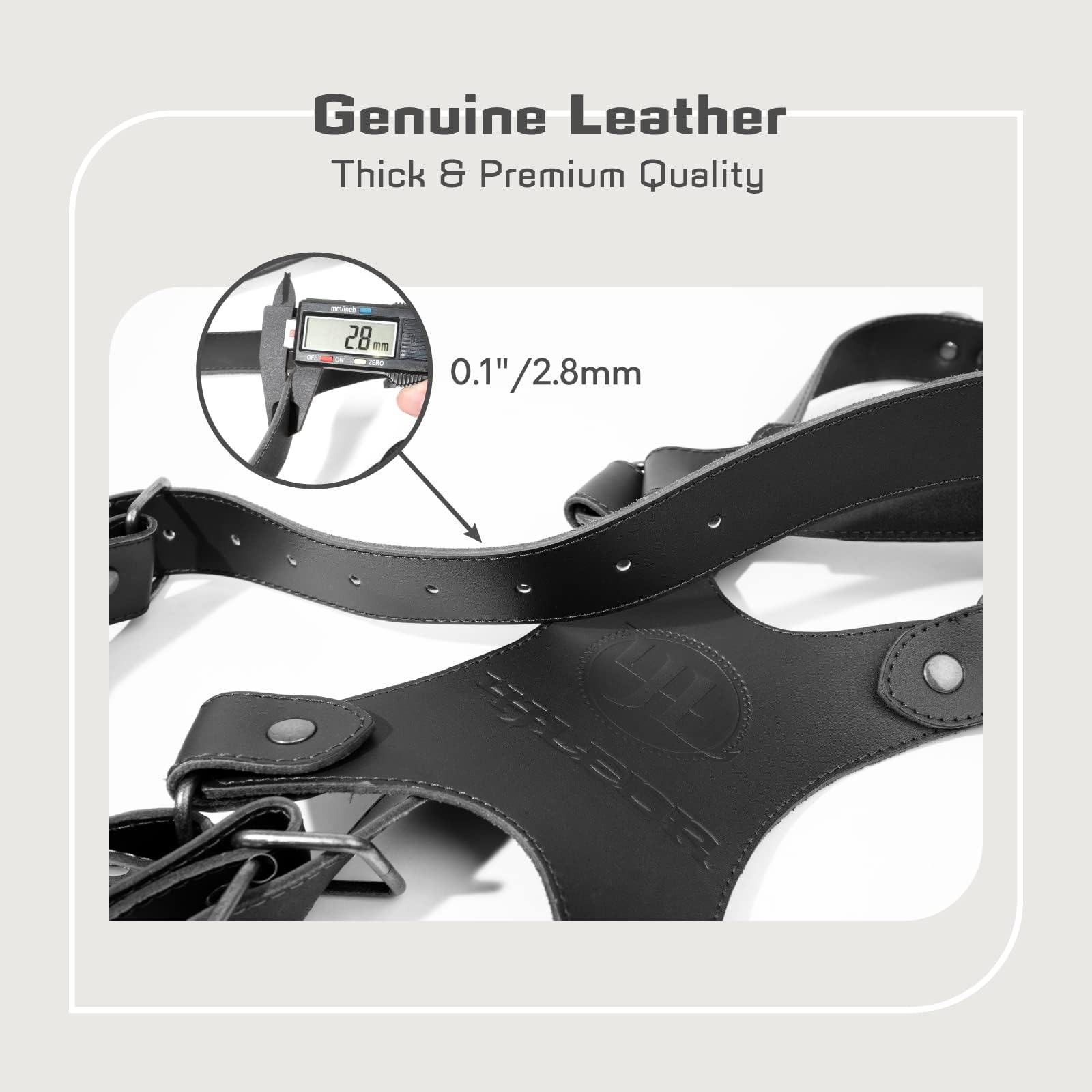 Camera Harness,Dual Shoulder Leather Camera Strap for Photographer,Camera Shoulder Strap for 2 Cameras Carrying for Men&Women, Multi Camera Gear for DSLR/SLR Strap