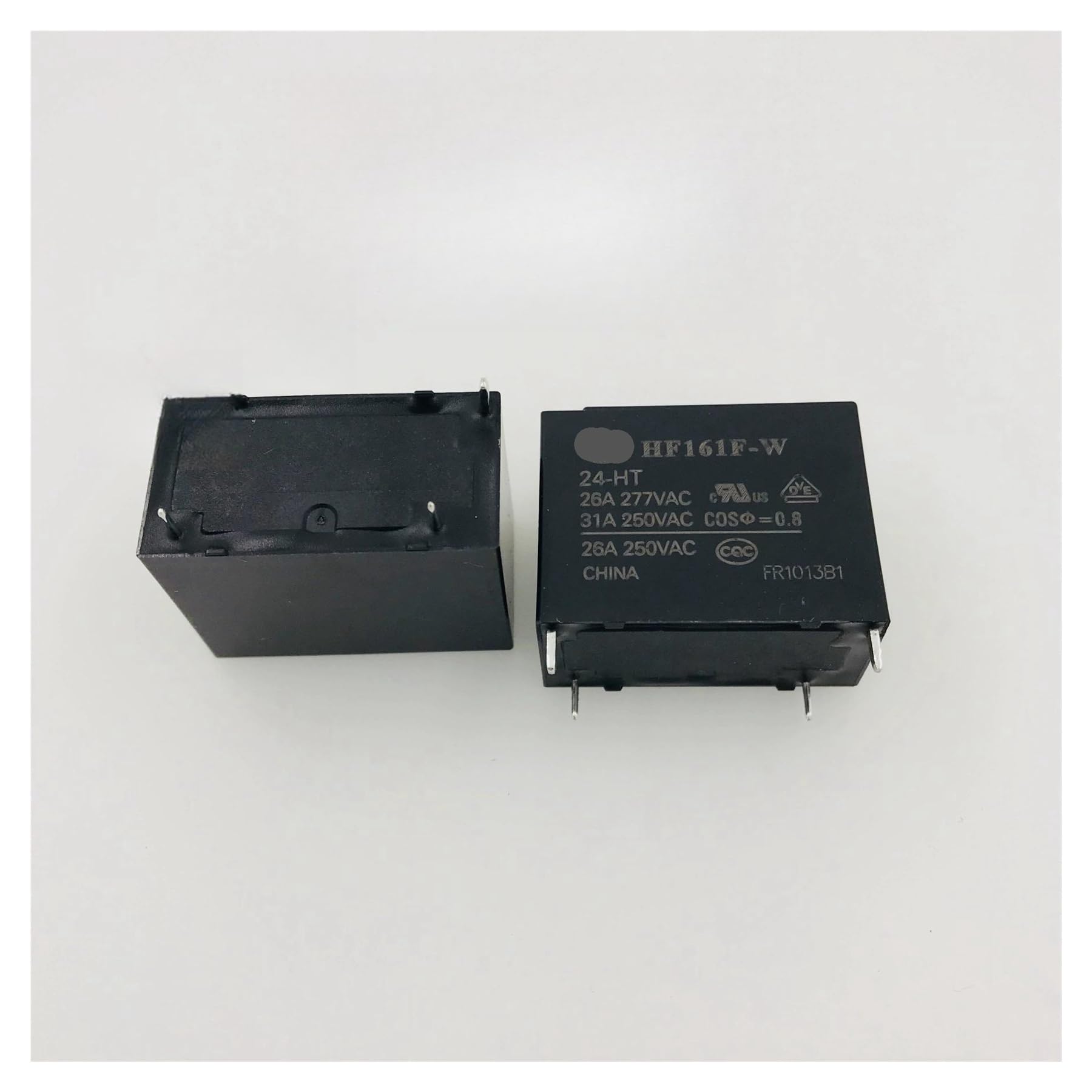 Relais HF161F-W-24-HT 4-pin 31A250VAC pour circuit imprimé