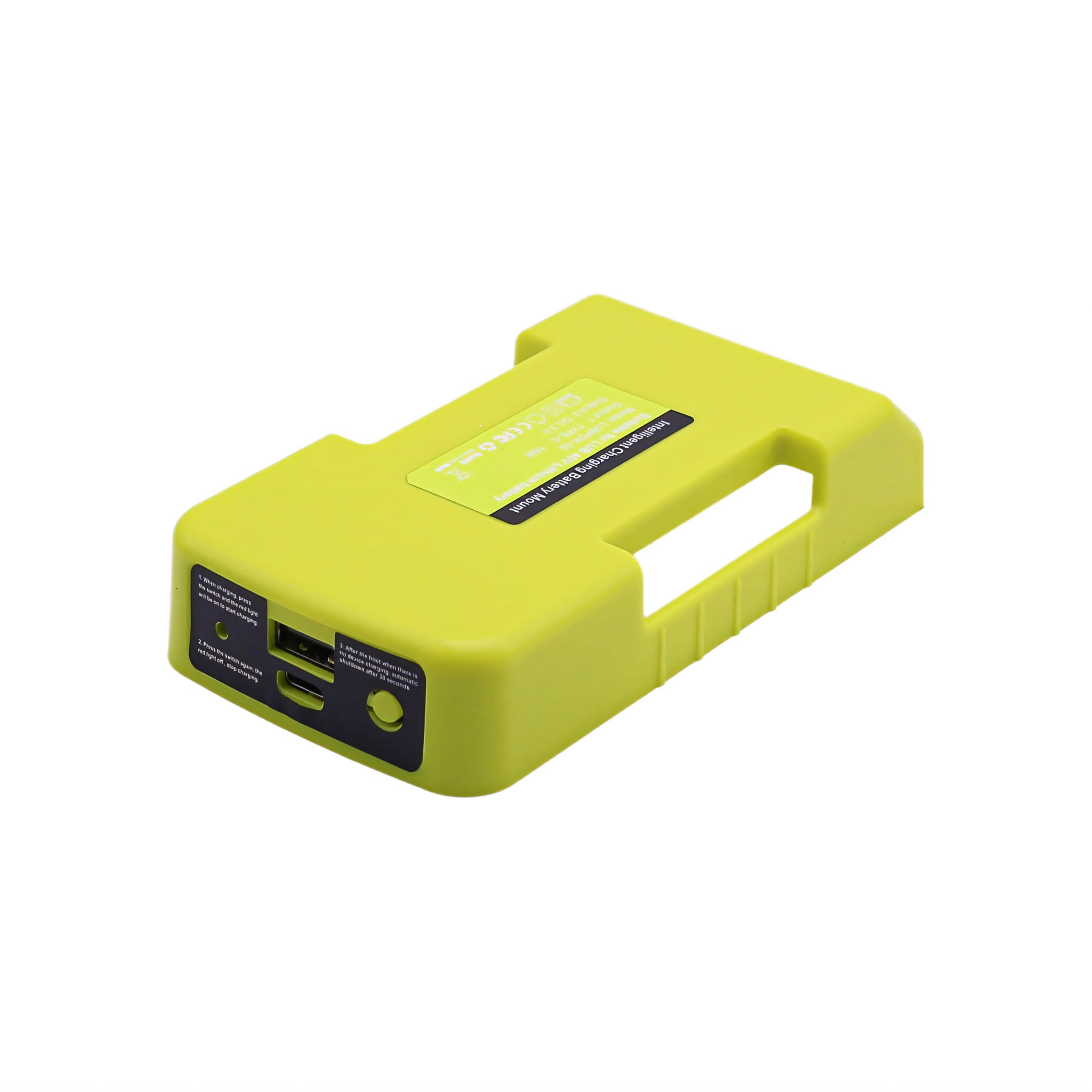 USB C Charging Adapter Compatible with Ryobi 40V Batteries Battery Adapter with USB USB C Port for Phone Headphone Watch Etc