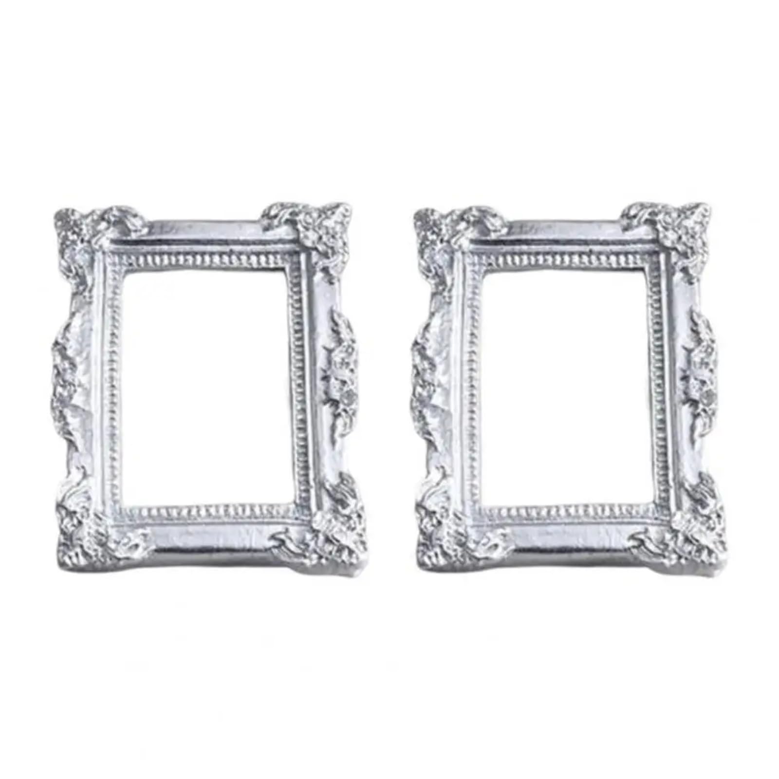 Mini Photo Frames Nice-looking Mini Picture Frame Resin Fine Workmanship Small Size Miniature Photo Frames(Color 6)