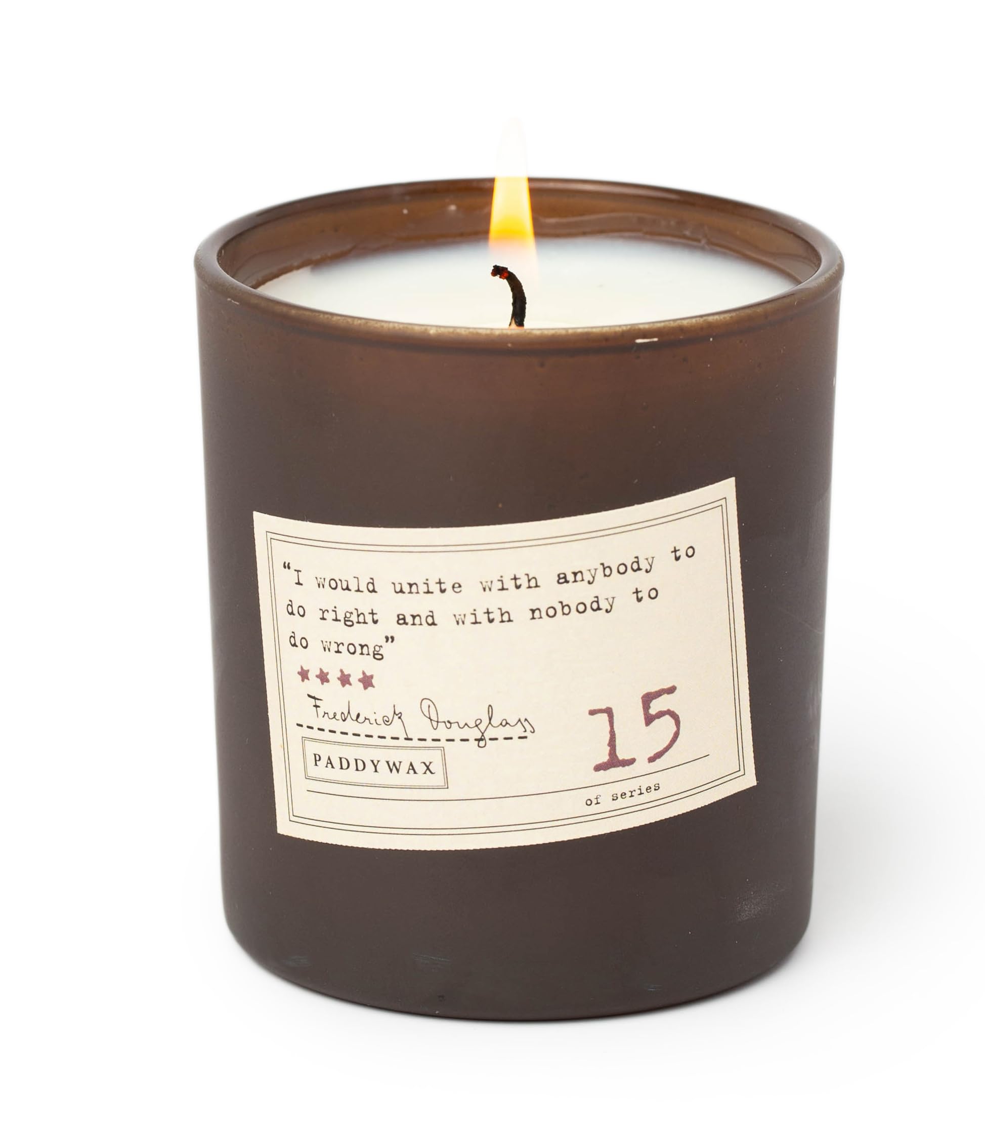 Paddywax Scented Candles Library Collection Luxury Artisan Candle, 170g, Frederick Douglass