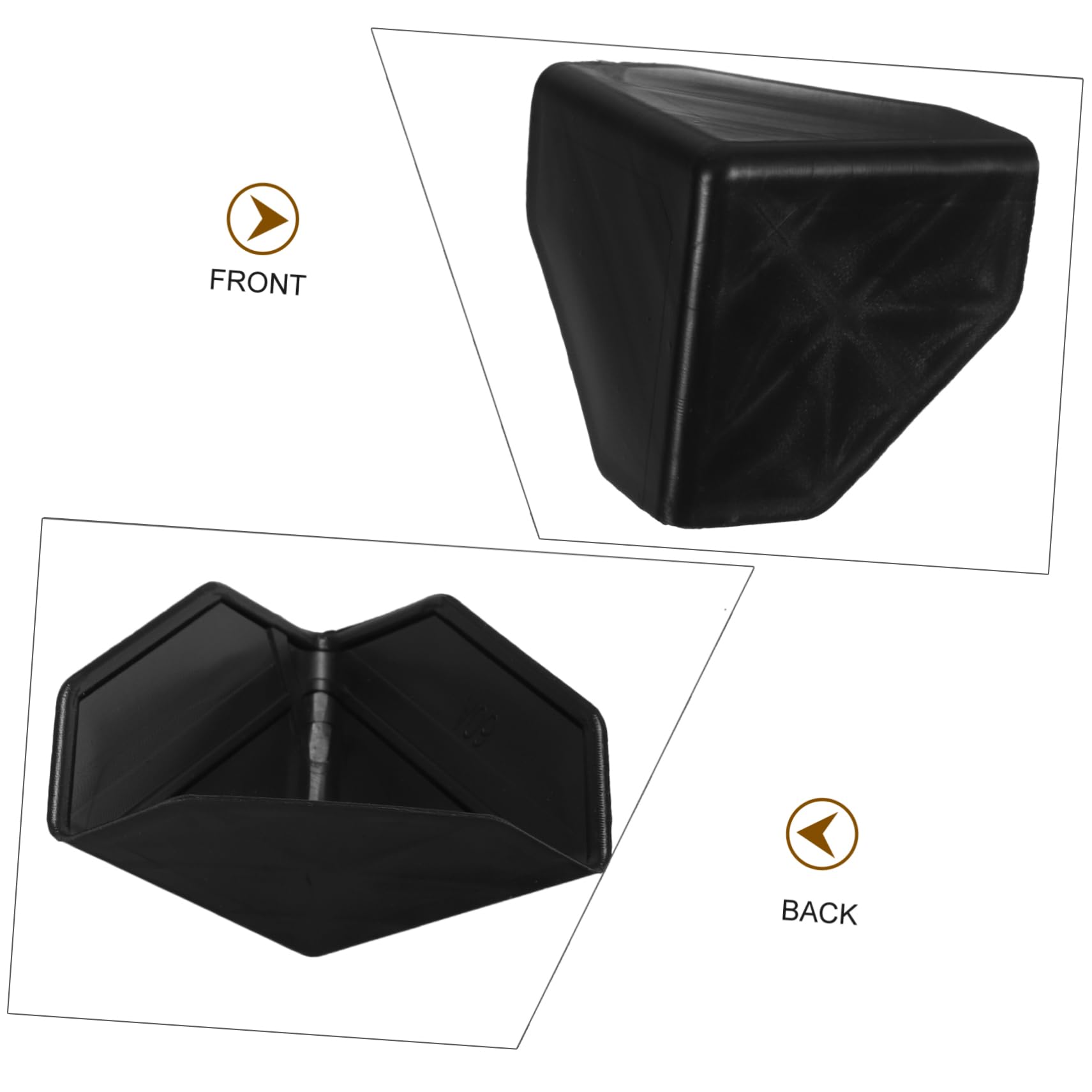 Alipis 100 Protections D'angle en Plastique 100 Pièces pour Emballage Protection de Bord Robuste lors du Déménagement pour Cartons et Meubles