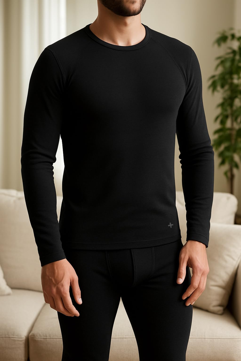 LEON+ Merino Unterwäsche Set Herren – Langarm Shirt & Lange Hose – Natürlich Geruchsneutral, Warm, Leicht & Atmungsaktiv – Ideal für Ski, Trekking, Outdoor & als Winter Baselayer