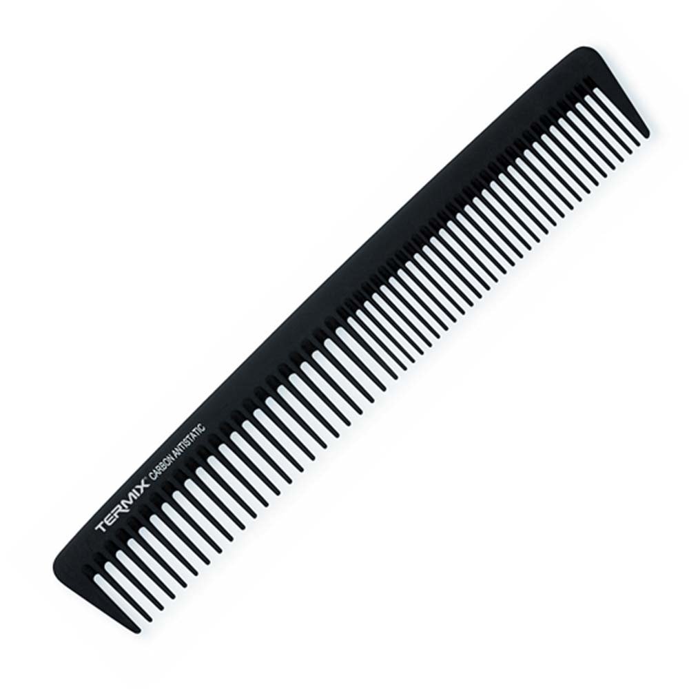 Termix Carbon Cutting Comb 814 Anti-Static 19Cm Black