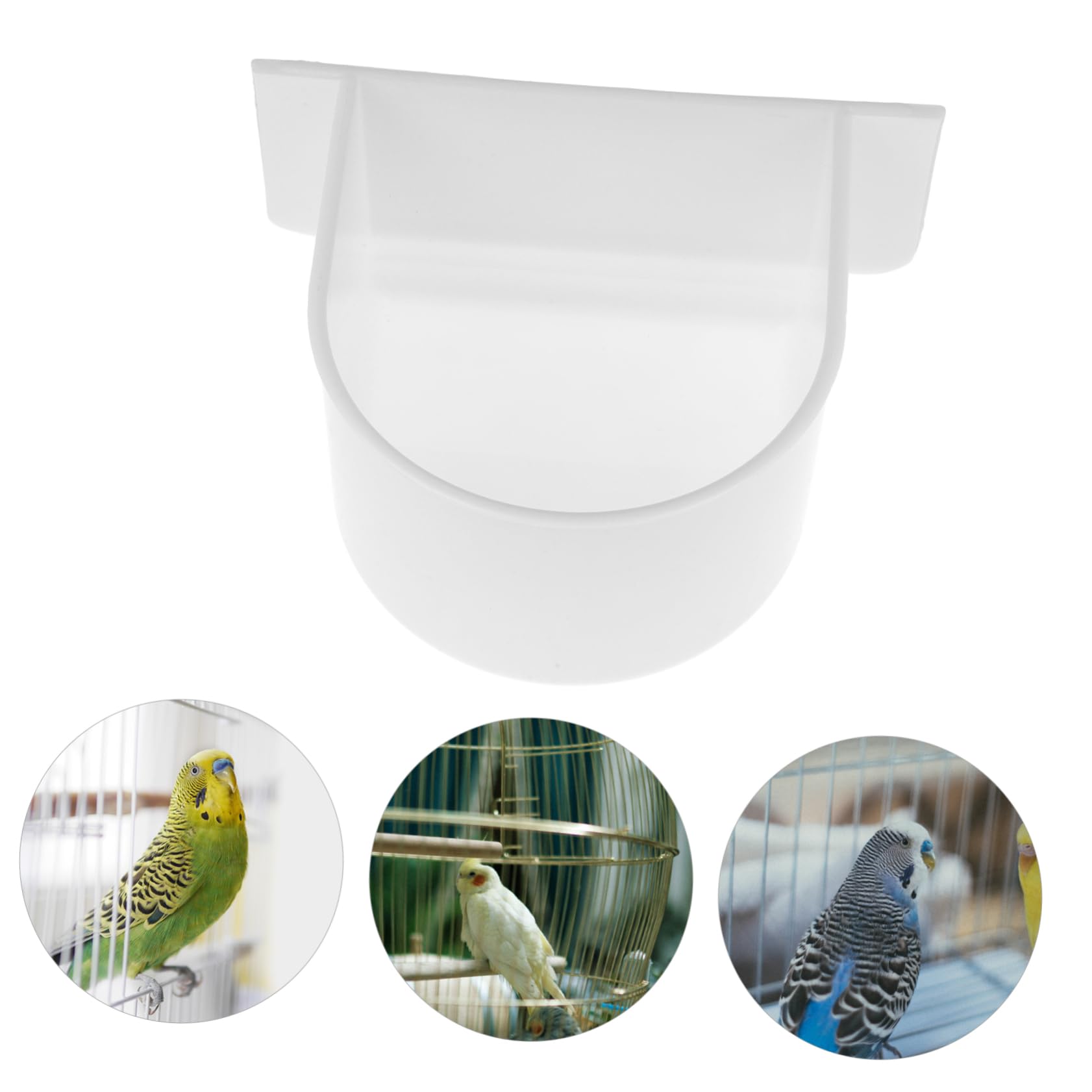BESPORTBLE 20pezzi Mangiatoia per Resistente Contenitori per per Pappagalli e Piccole Facile Installare e Accessori per