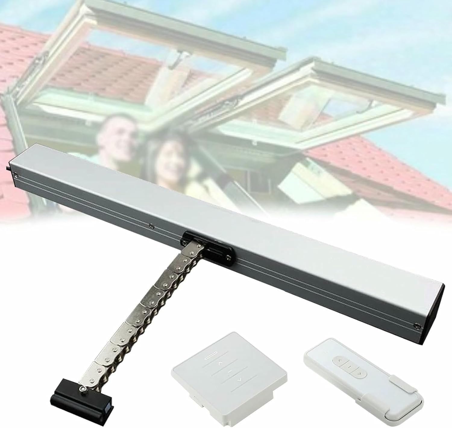 Electric Window Opener/Closers,Automatic Window Opener for Skylight Window Greenhouse and Roof Vent-