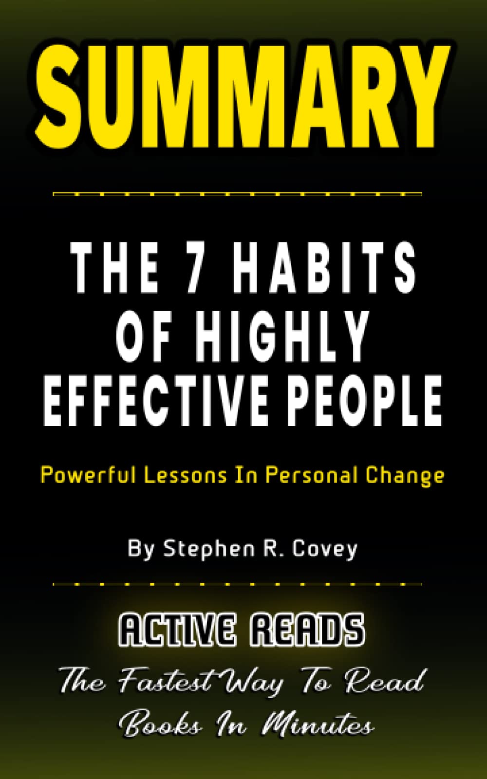 Summary Of The 7 Habits Of Highly Effective People By | Desertcart INDIA