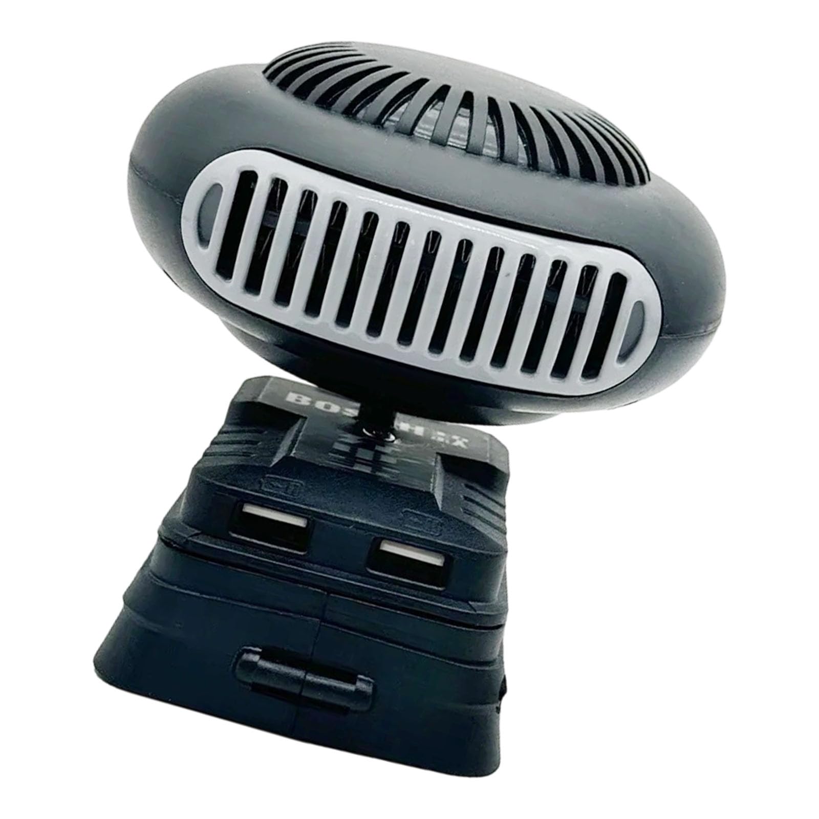 Ventilateur portable double mode USB idéal pour le camping et le chauffage extérieur