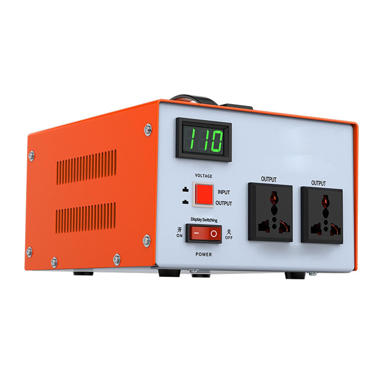 Convertidor Voltaje Transformador Pantalla LED Convertidor Potencia 110V A 220V Ventilación Eficiente-500W