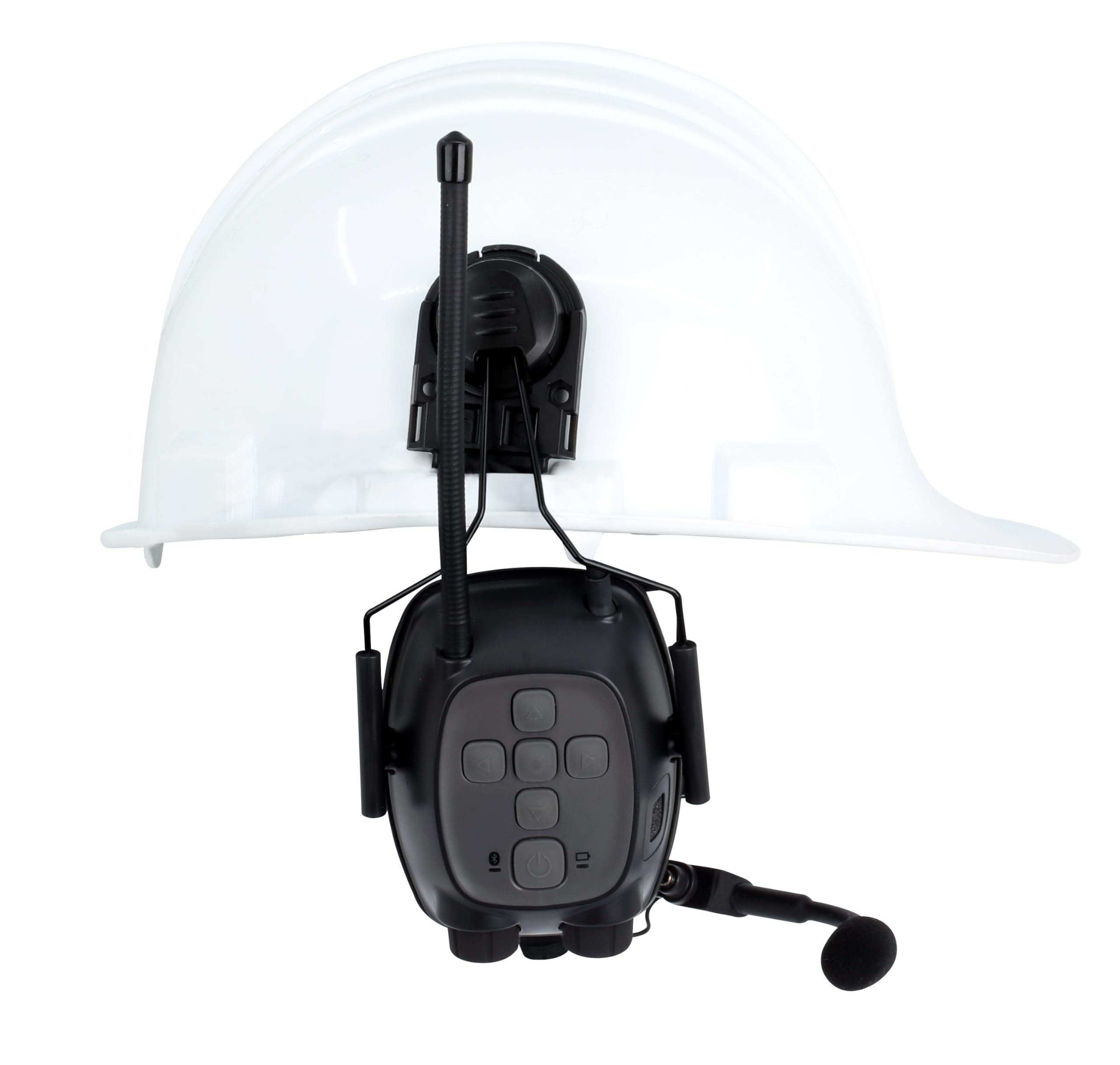 Howard Leight Honeywell Sync Wireless Electo 1035342 Orejera Activa Bluetooth con función Hearthrough con Radio FM, versión de Casco, SNR 33 dB (1 Pieza)