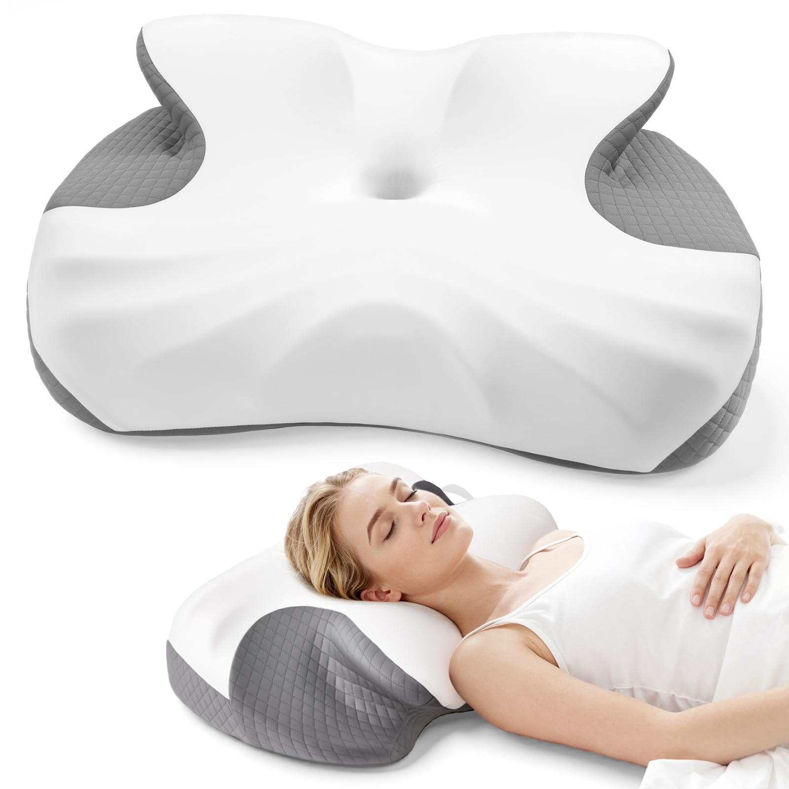 JKNJKN Cervical Neck Pillow