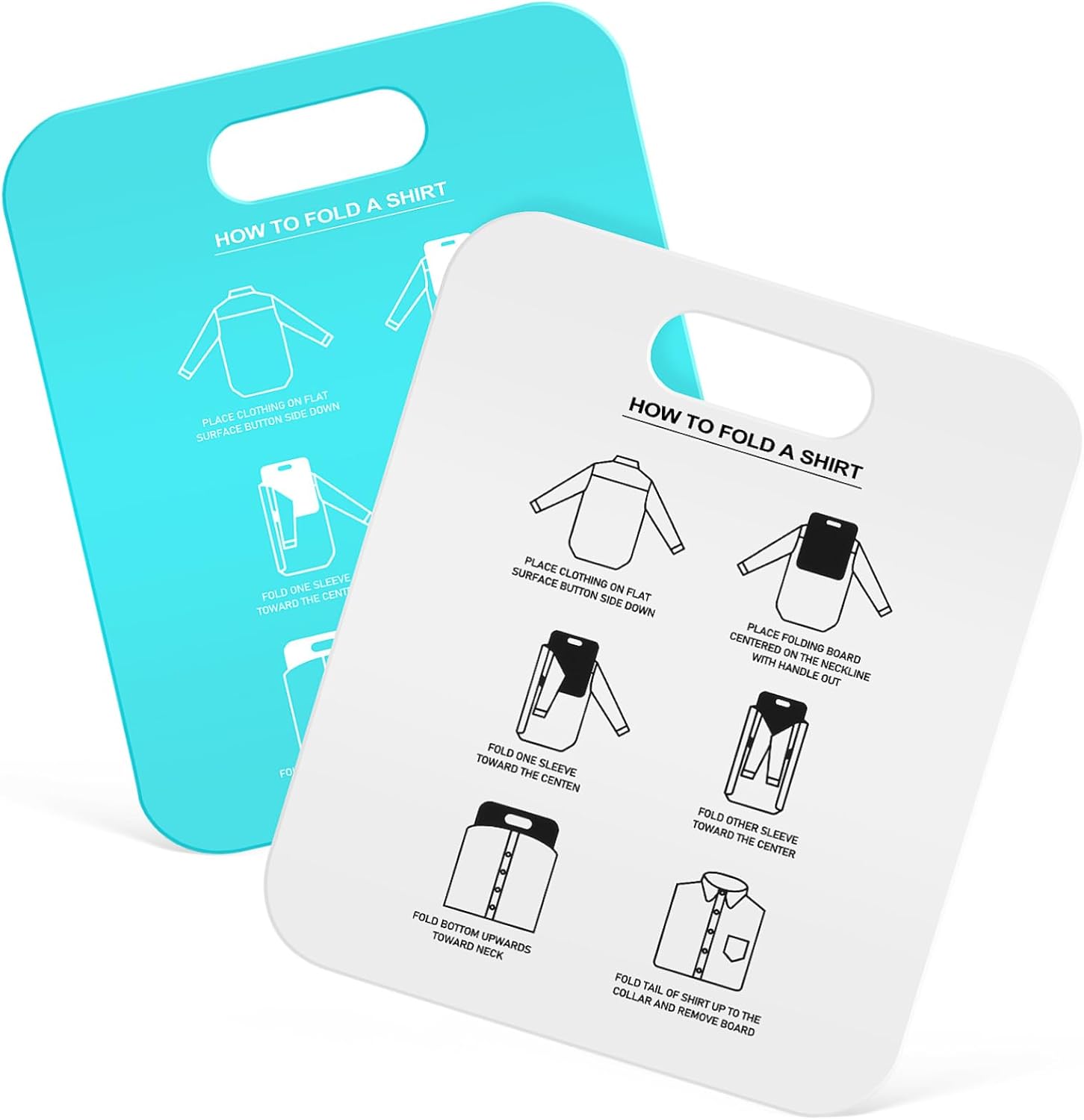 Cabilock 2pcs Lazy Folding Board Sweater Folding Board