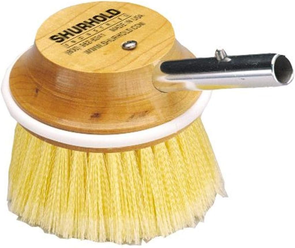 Shurhold 658-50 Polystyrene Brush Soft Vertical Surfaces/Hard Access 120 mm, Yellow