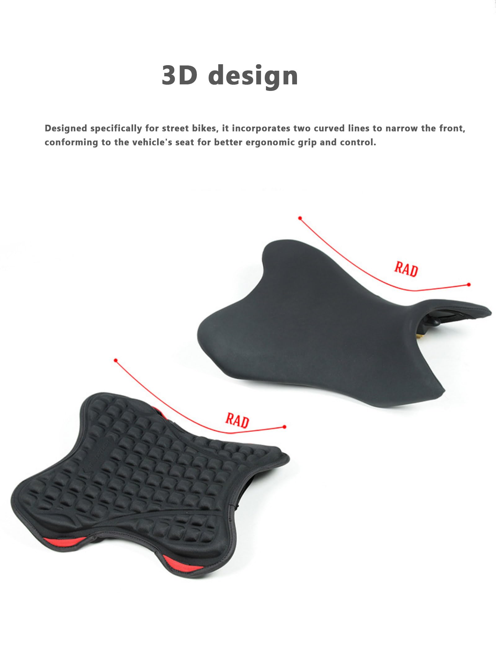 Cuscino Sella per Moto per Honda CB750 CB 750 Hornet, Comfortabile, Imbottitura, Antiscivolo, Traspirante e Decompressivo, Protezione Ideale per Lunghe Guide,Back Seat