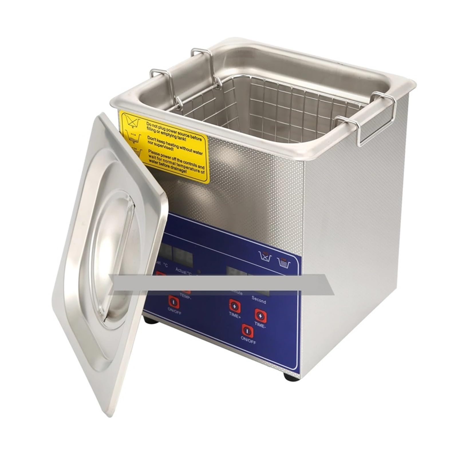 Sterowanie Cyfrowe 2L Myjka Ultradźwiękowa 100W Myjka Ultradźwiękowa Wanna Z Koszem Do Czyszczenia Okularów Sprzęt Jubilerski