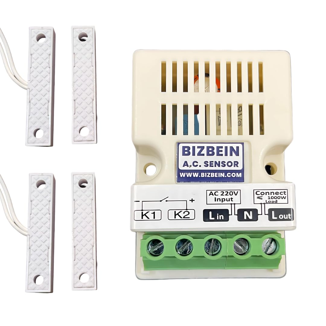 BizBein Innovations Air Curtain Door Sensor (FOR DOUBLE DOOR) | 220V Limit Switch | Automatic ON/OFF with Door Open-Close | Works with Any Air Curtain Brand