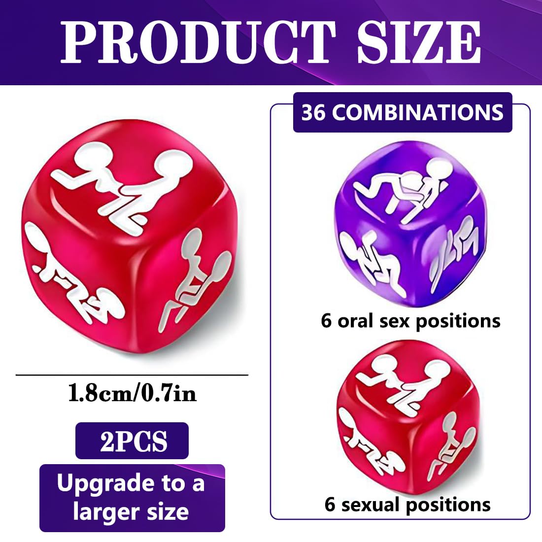 2 Pezzi Regalo San Valentino Per Lui Lei Idee Regalo Uomo Natale Regalo Divertente Regalo Fidanzato Fidanzata Coppia Moglie Marito Calendario Avvento Uomo Donna 18Mm