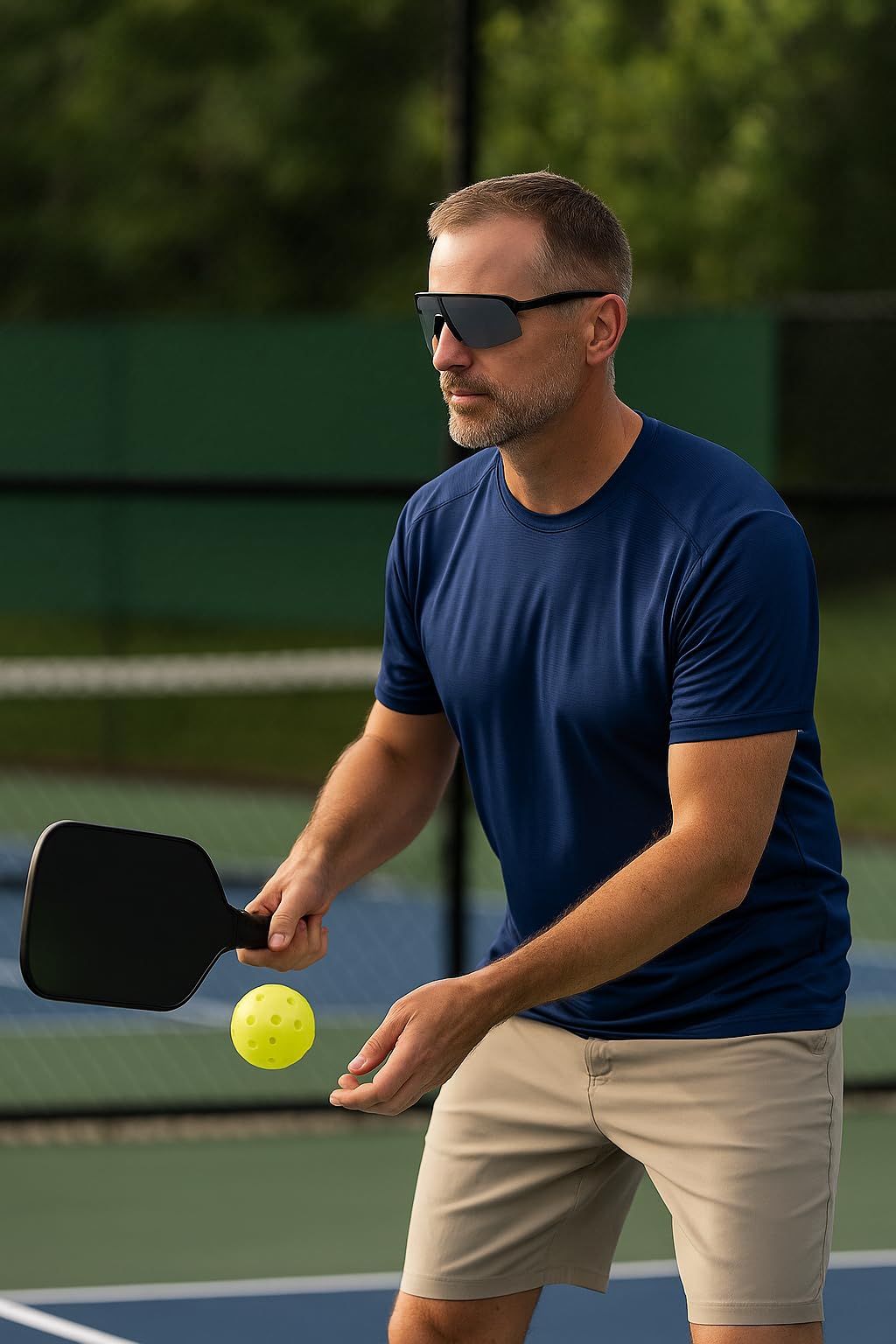 WE Pickleball okulary przeciwsłoneczne - polaryzacyjne okulary sportowe UV400 dla mężczyzn i kobiet, fotochromowe okulary sportowe z antyodblaskowym