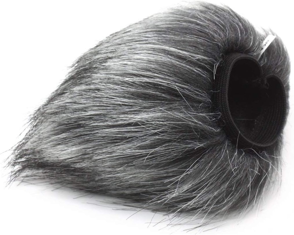 HN-15 Windscreen Microphone Wind Muff Cover, Noise Cancelling Accessory for Zoom H5 H6 Shotgun Mic Recorder