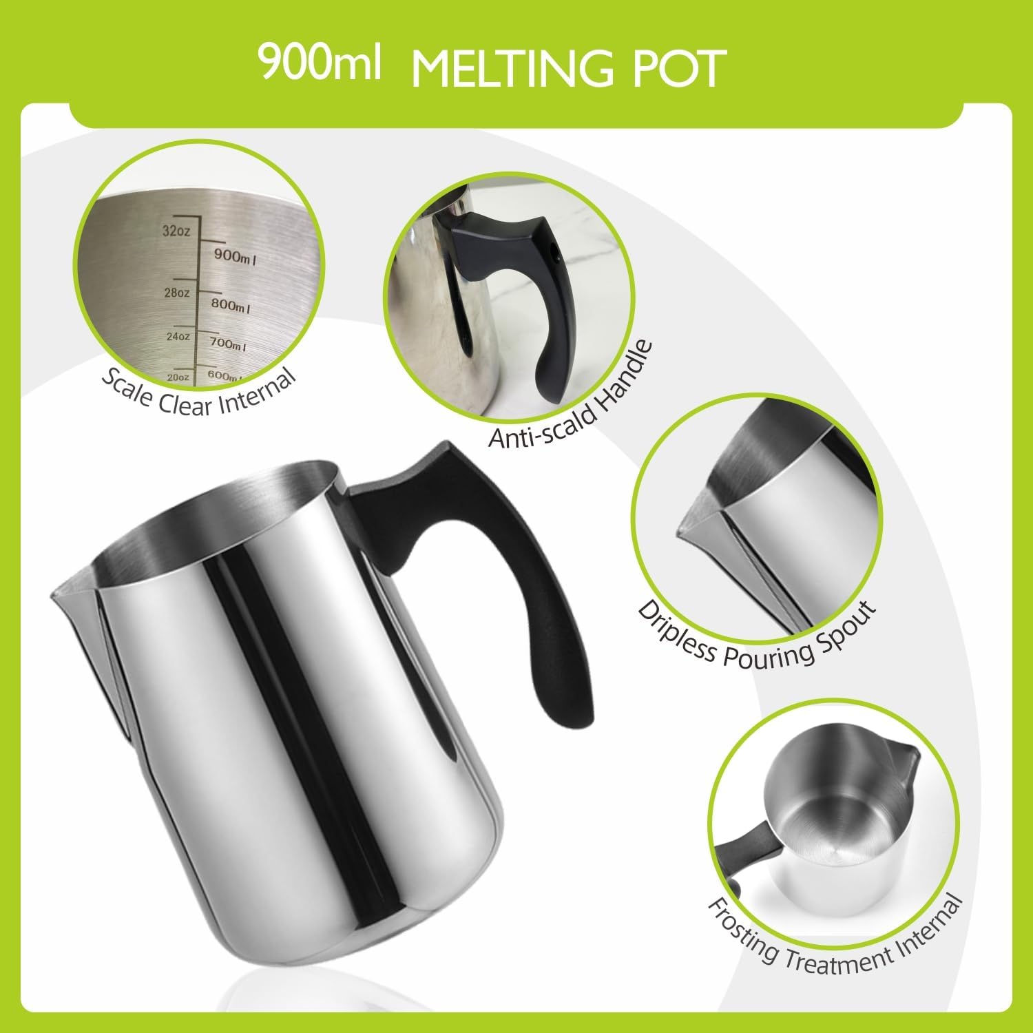 PICASORT Candle Making Supplies - Candle Making kit with Hot Plate,Wax Melting Pot,Thermometer,Stirring Spoon,Candle Wick Etc, DIY Kits for Beginners