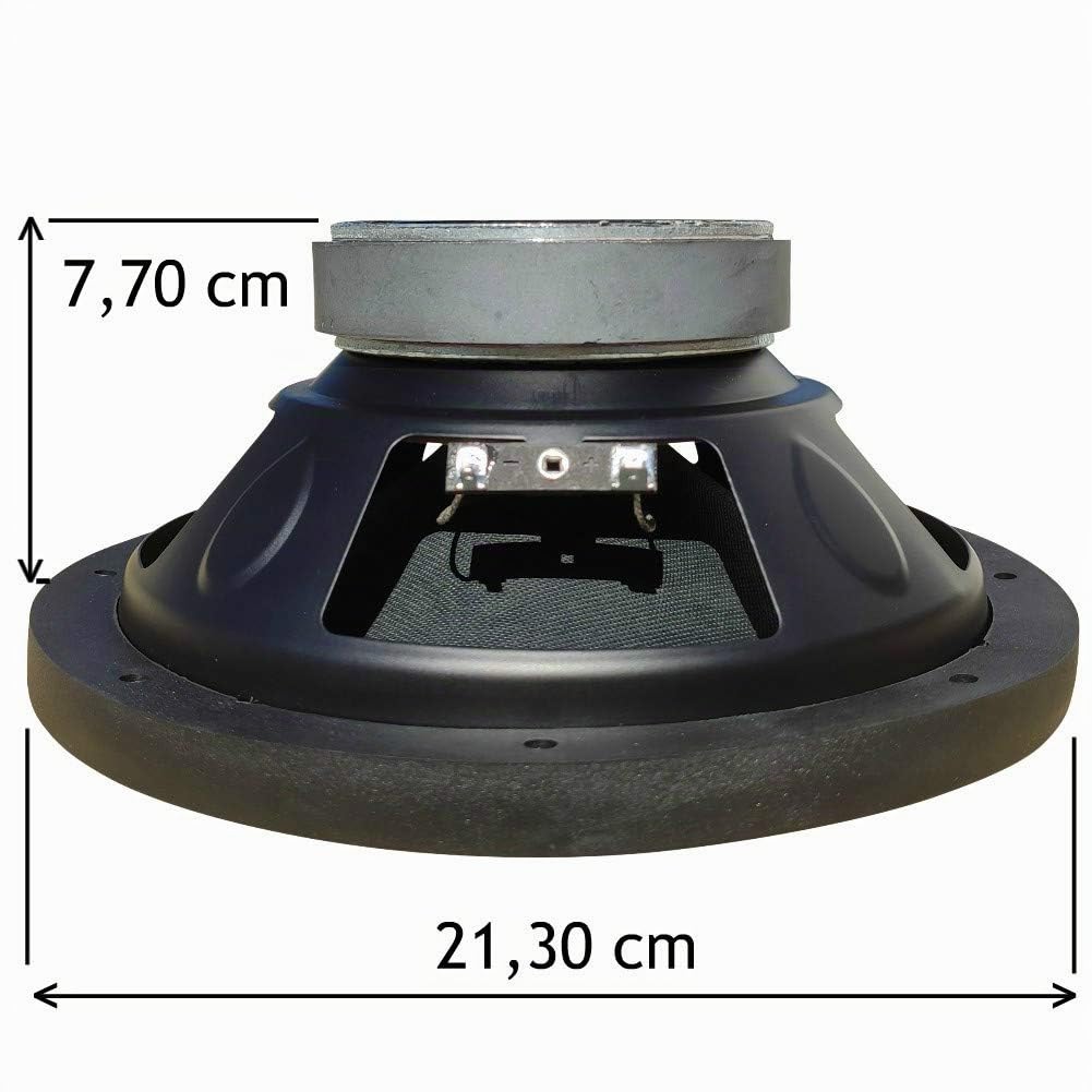 1 MASTER AUDIO MA20W/4 MA 20W/4 woofer Professionnel 20,00 cm 200 mm 8" 150 Watts rms et 300 Watts Max 4 ohms Suspension en Gomme 92 DB spl, 1 pièce