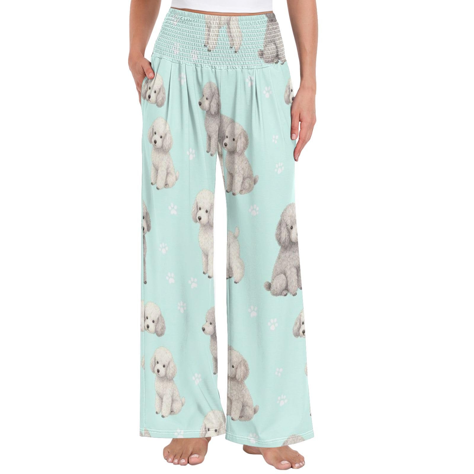 Terrier Mist - Pantalones largos casuales para mujer, resistentes a las arrugas, pantalones casuales de viaje