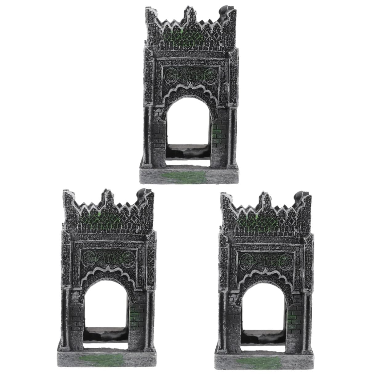 Yardwe 3 Pezzi paesaggio del serbatoio di pesce Decorazione paesaggio Decorazione per acquari arredamento vasca dell'acquario decorazioni ornamento del serbatoio di pesce resina