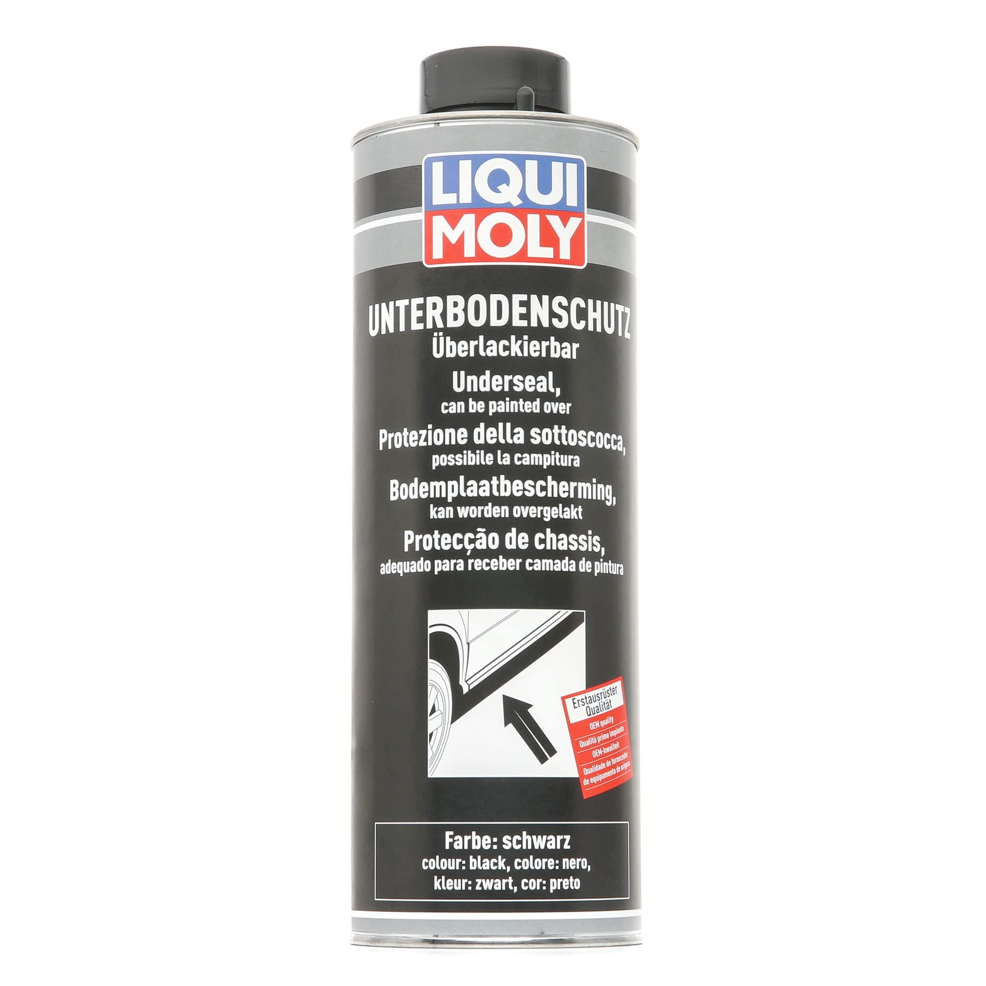LIQUI MOLY Unterbodenschutz schwarz | 1 L | Karosserieschutz | Unterbodenschutz | Art.-Nr.: 6114