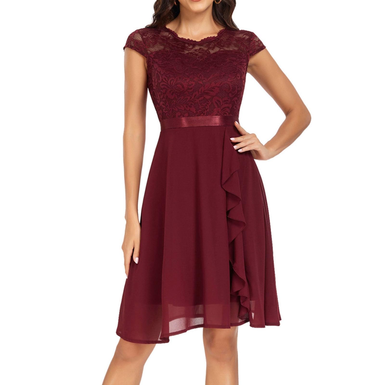 Elegante Vestido de Novia para Mujer con Mangas en Encaje y Gasa para Ceremonia de Boda y Eventos Formales de Noche con Diseño Sofisticado y Ajuste