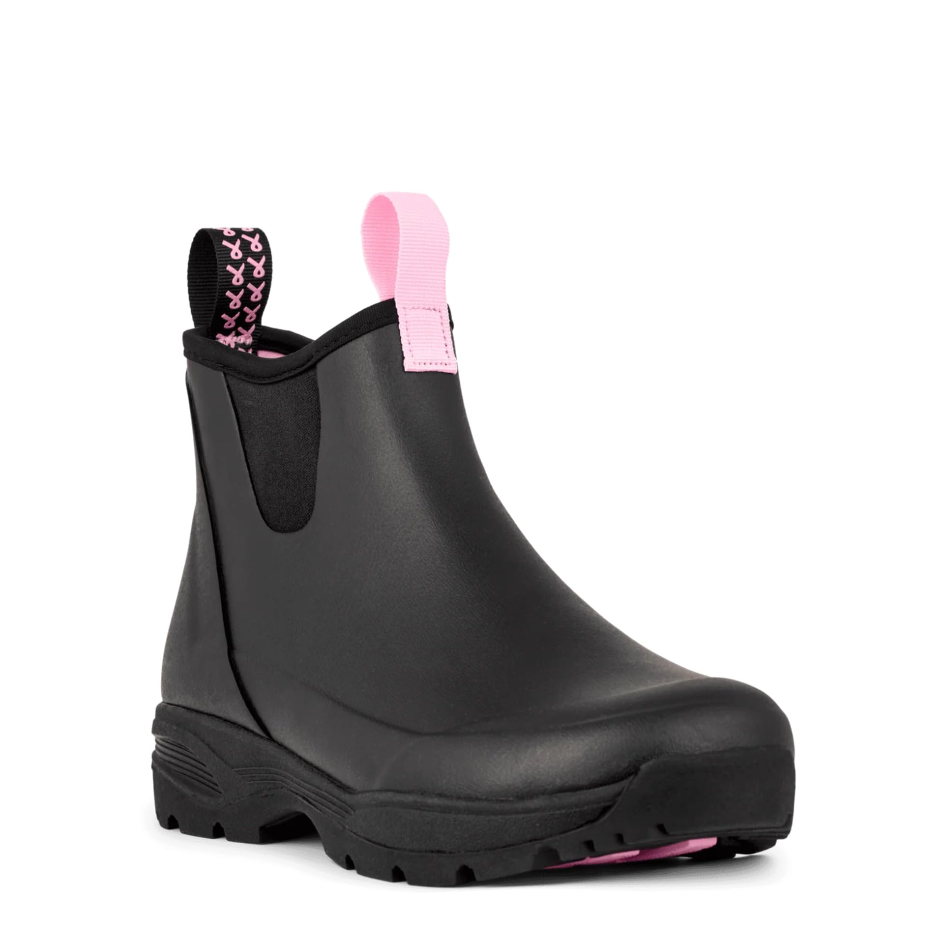 Womens Danish Chelsea Style Rubber Boots Pull-on Waterproof Neoprene Insulated with Storm Tread