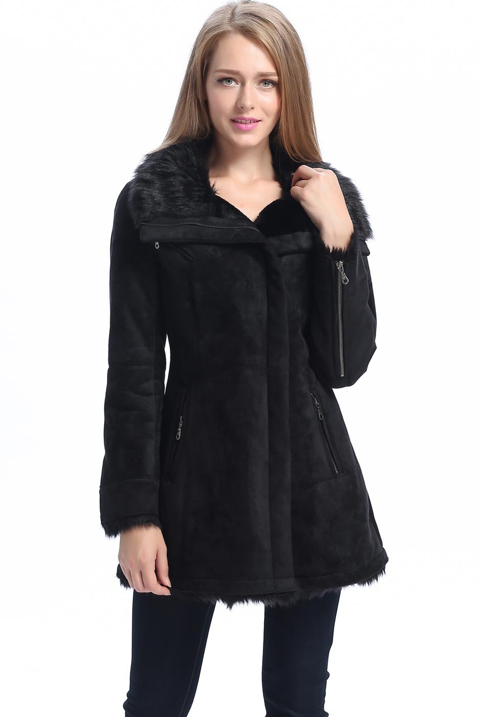 Amazon.com: BGSD: Faux Shearling Coats