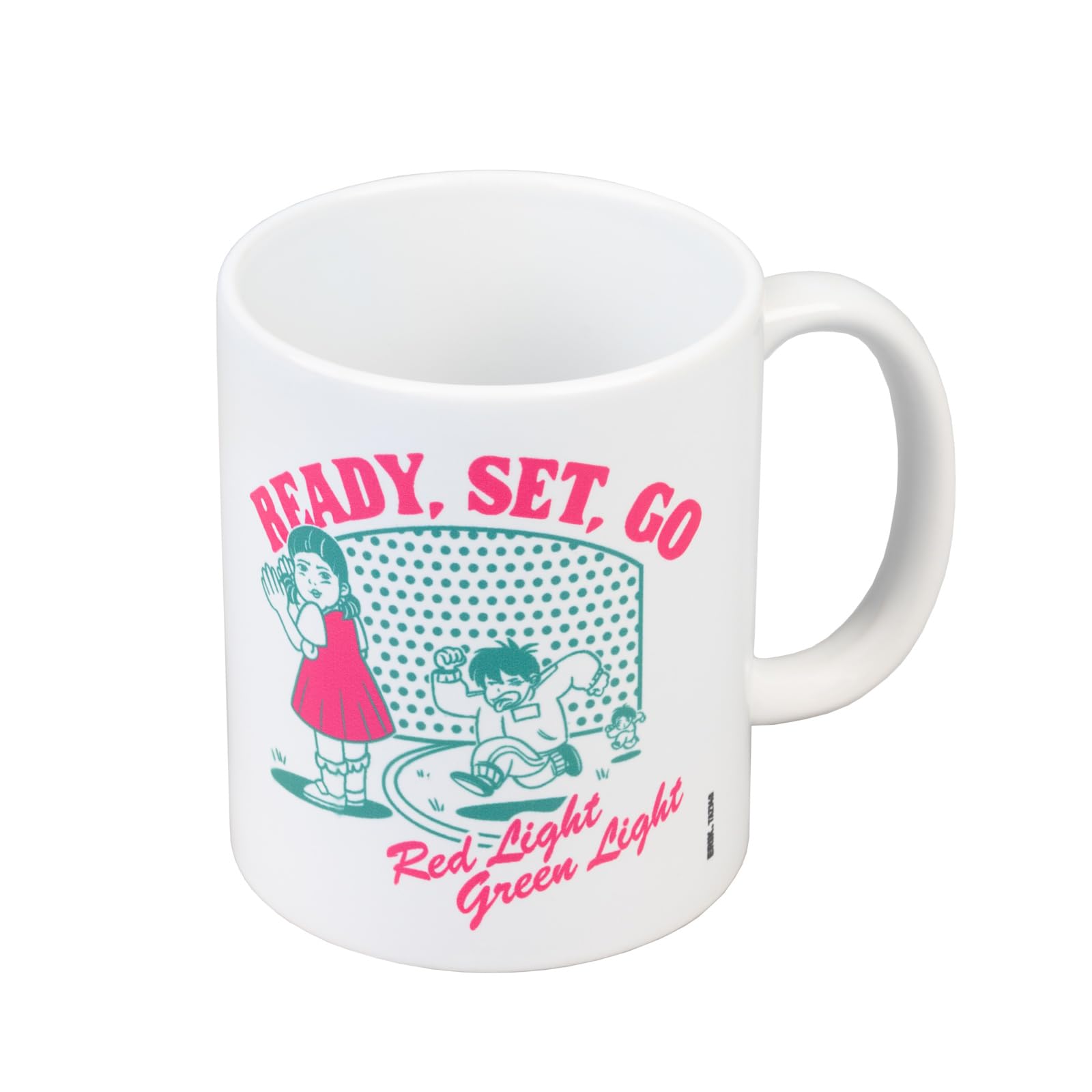Grupo Erik Ceramic Mug Squid Game Merchandise | 11.8 oz - 350 ml Coffee Mug Tea, Cool Mugs and Cups | Squid Game Gifts Under 15 Pounds