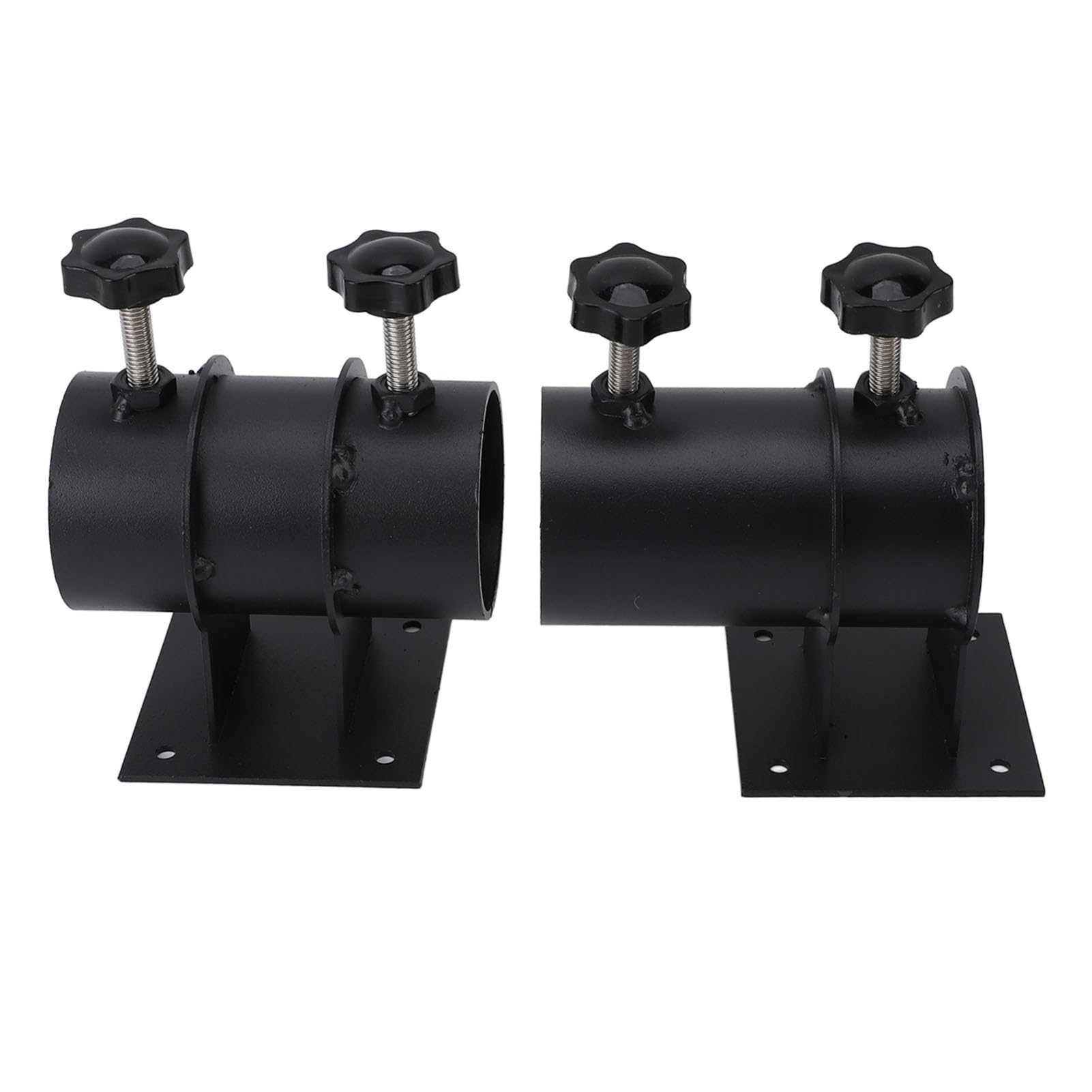 Sxhlseller Portaombrellone da Esterno, Portaombrellone Resistente Regolabile per Patio, Materiale Metallico Resistente all'Acqua, Facile da Installare sulla Ringhiera del Ponte, Adatto a Pali da 2