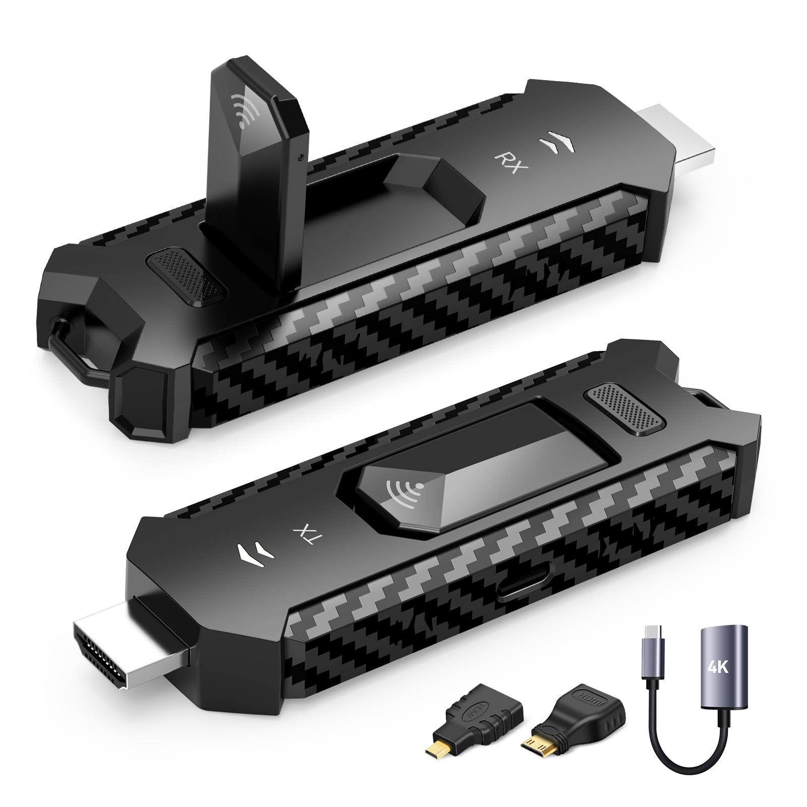 AIMIBO ワイアレスHD Transmitter & Receiver Amazon.com: AIMIBO Wireless HDMI Transmitter and Receiver 4K