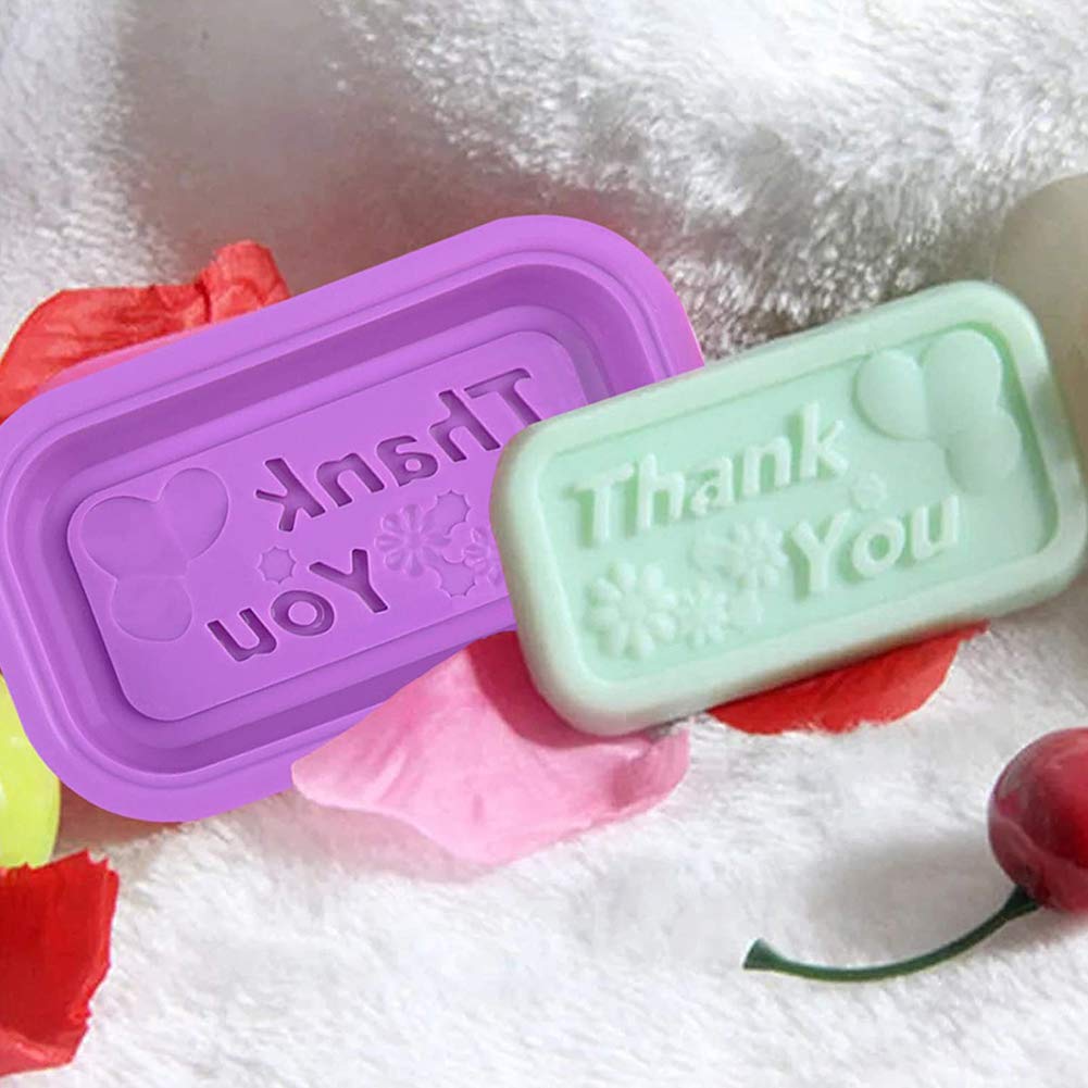 Stampo per sapone rettangolare in silicone