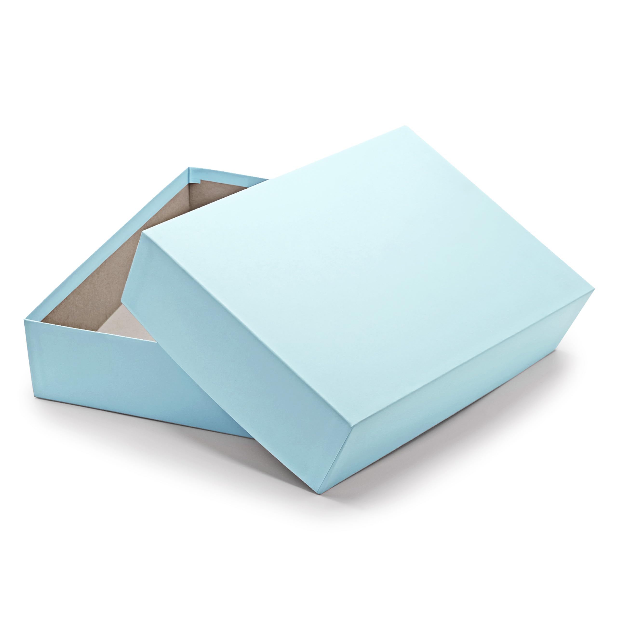 NEUSER PAPIER storage and gift boxes – 1 piece – DIN A4 – light blue (blue) covered – 302 x 213 x 70 mm — image 1