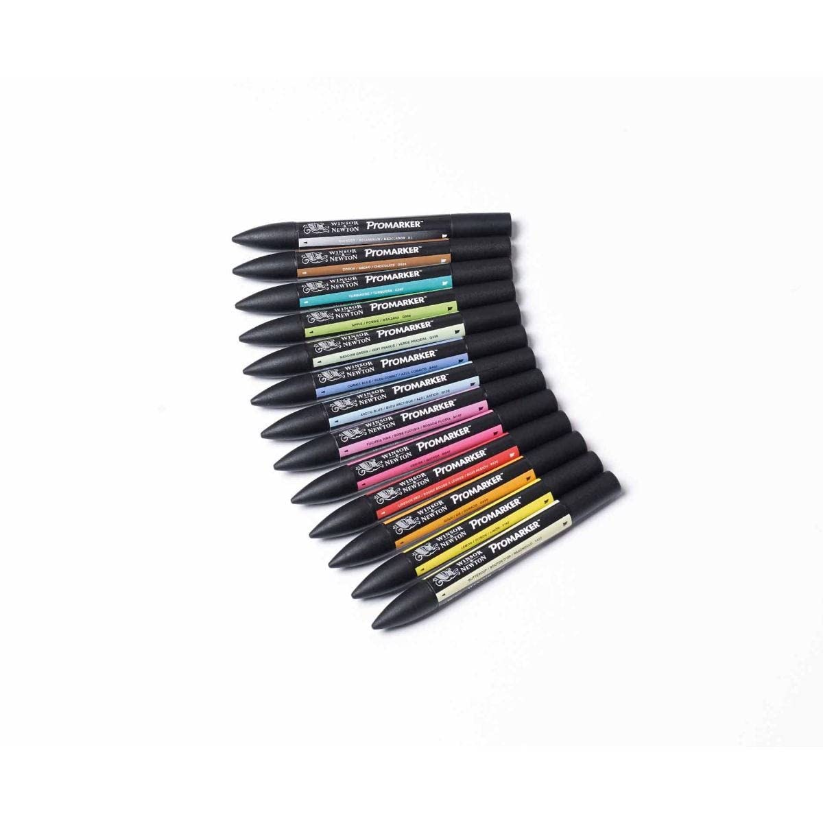 Letraset ProMarker zestaw nr 2 – 1 opakowanie (12 kolorów i blender)