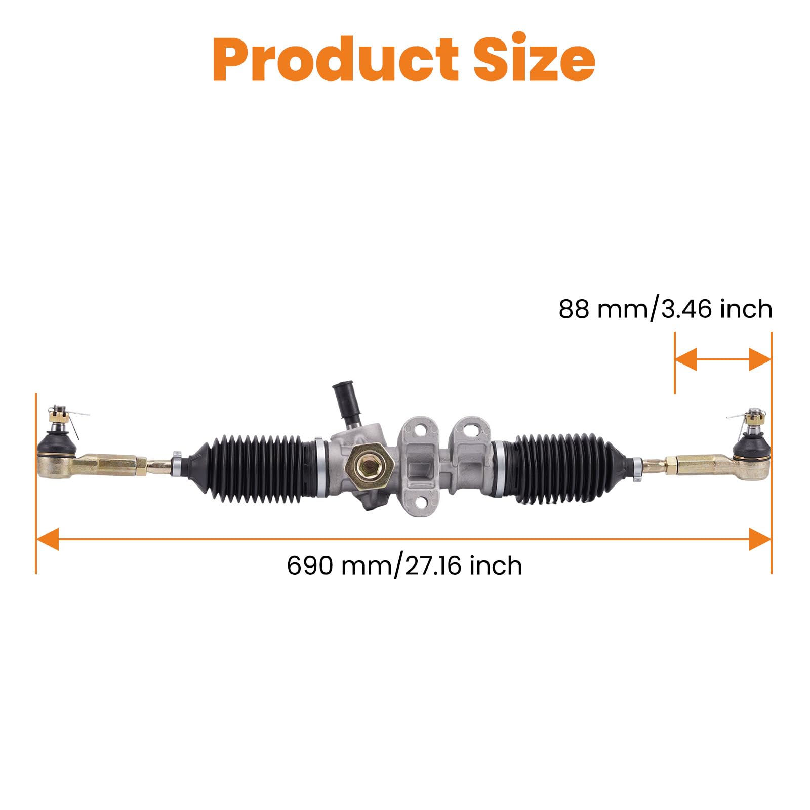 maXpeedingrods Lenkgetriebe Servolenkung für EZGO RXV Golf Cart 2008-601500 601580 618329 851-201