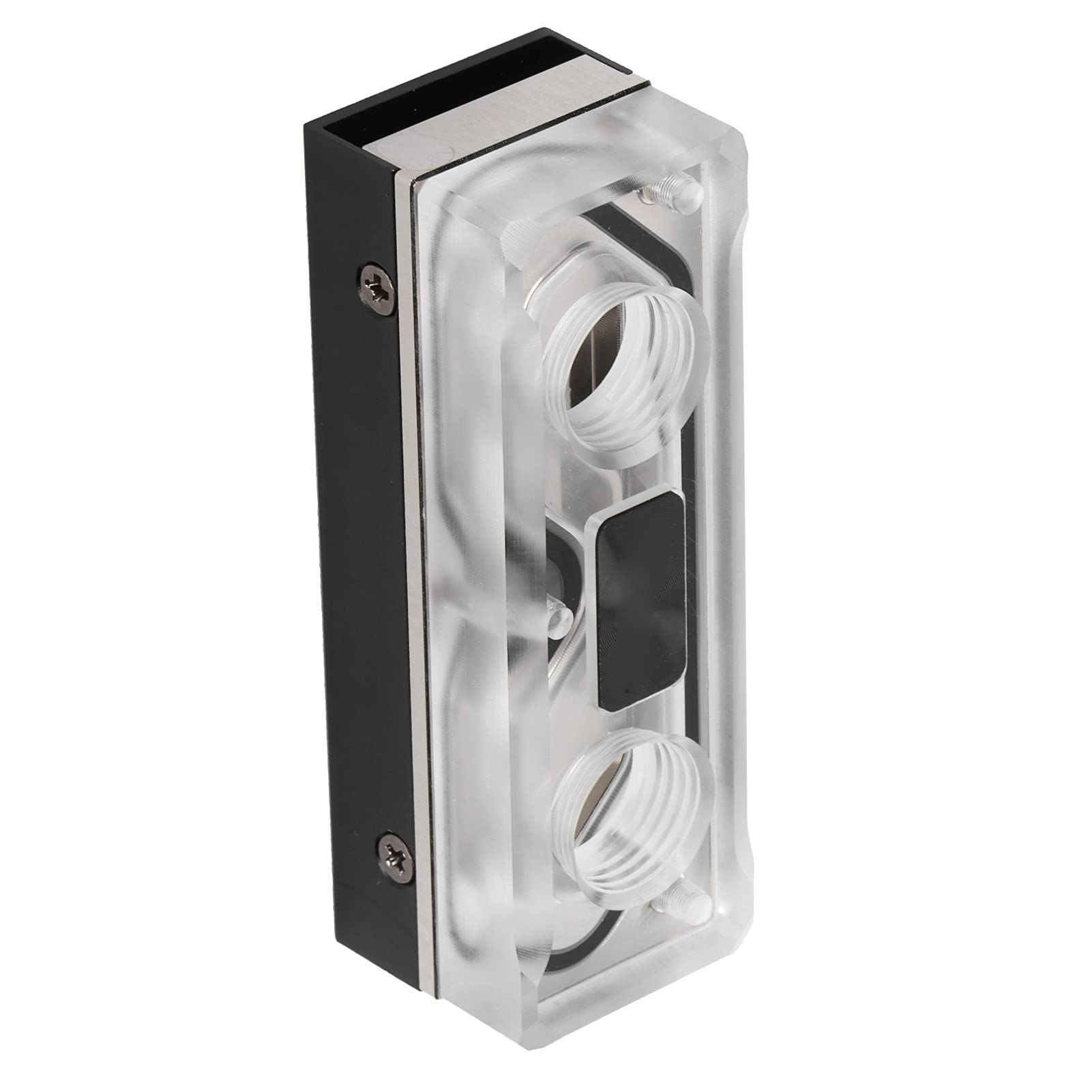 M.2 NVME SSD Water Block, dissipatore di calore in alluminio con raffreddamento ad acqua G1/4" con pad termico in silicone per di raffreddamento personalizzato per PC