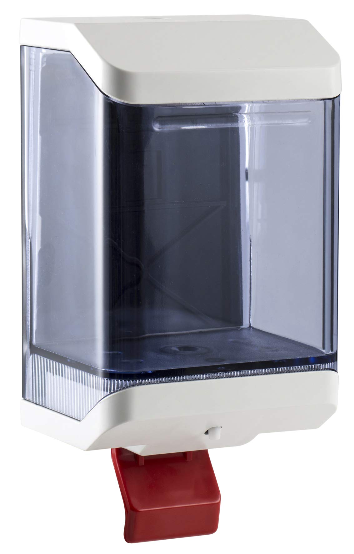 Mar Plast Dispenser Sapone Liquido in PLASTICA A RIEMPIMENTO LT.1,20 A Leva Bianco/Trasparente
