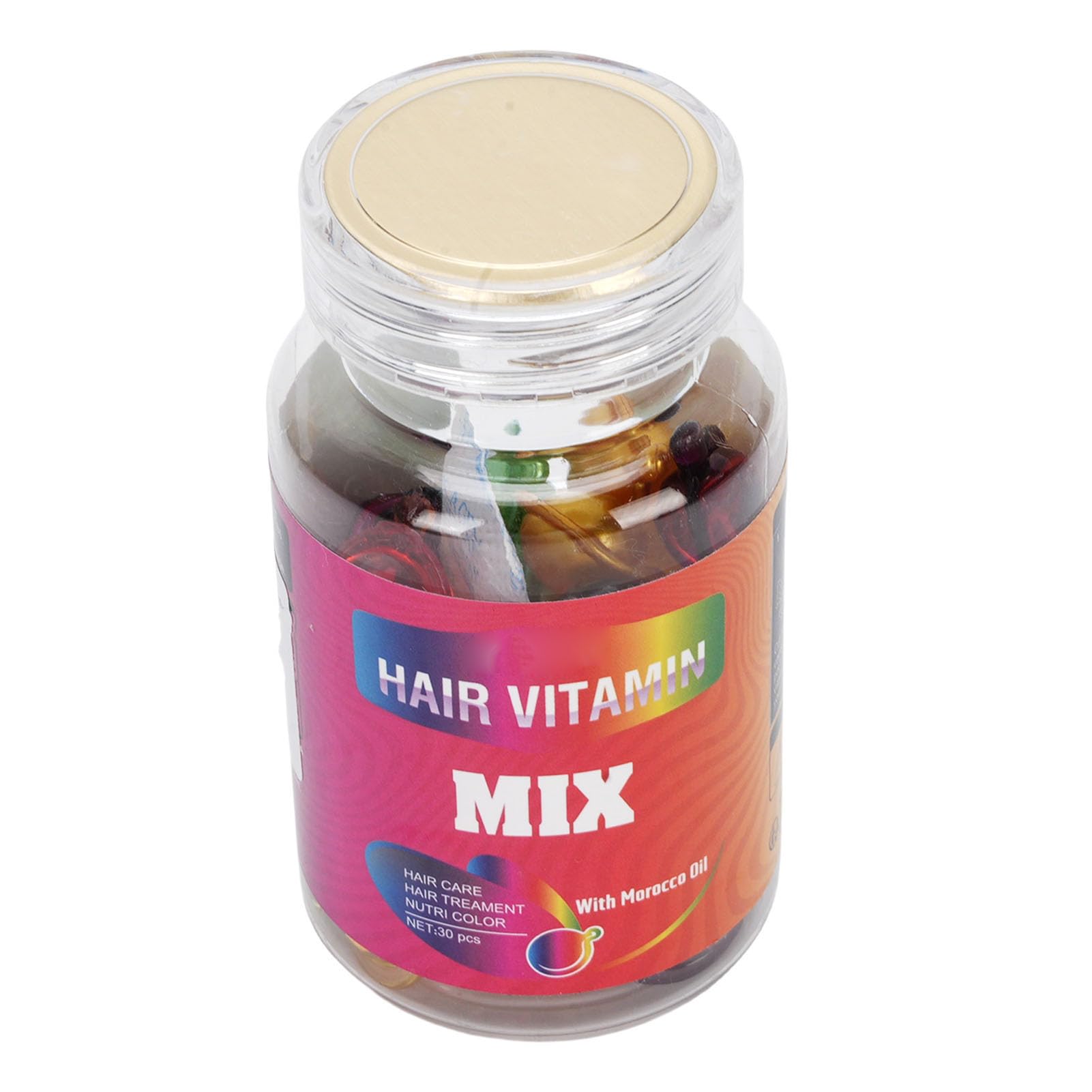 Pongnas Capsule per la cura dei capelli a 30 conteggi per capelli danneggiati secchi nutrienti per donne e uomini