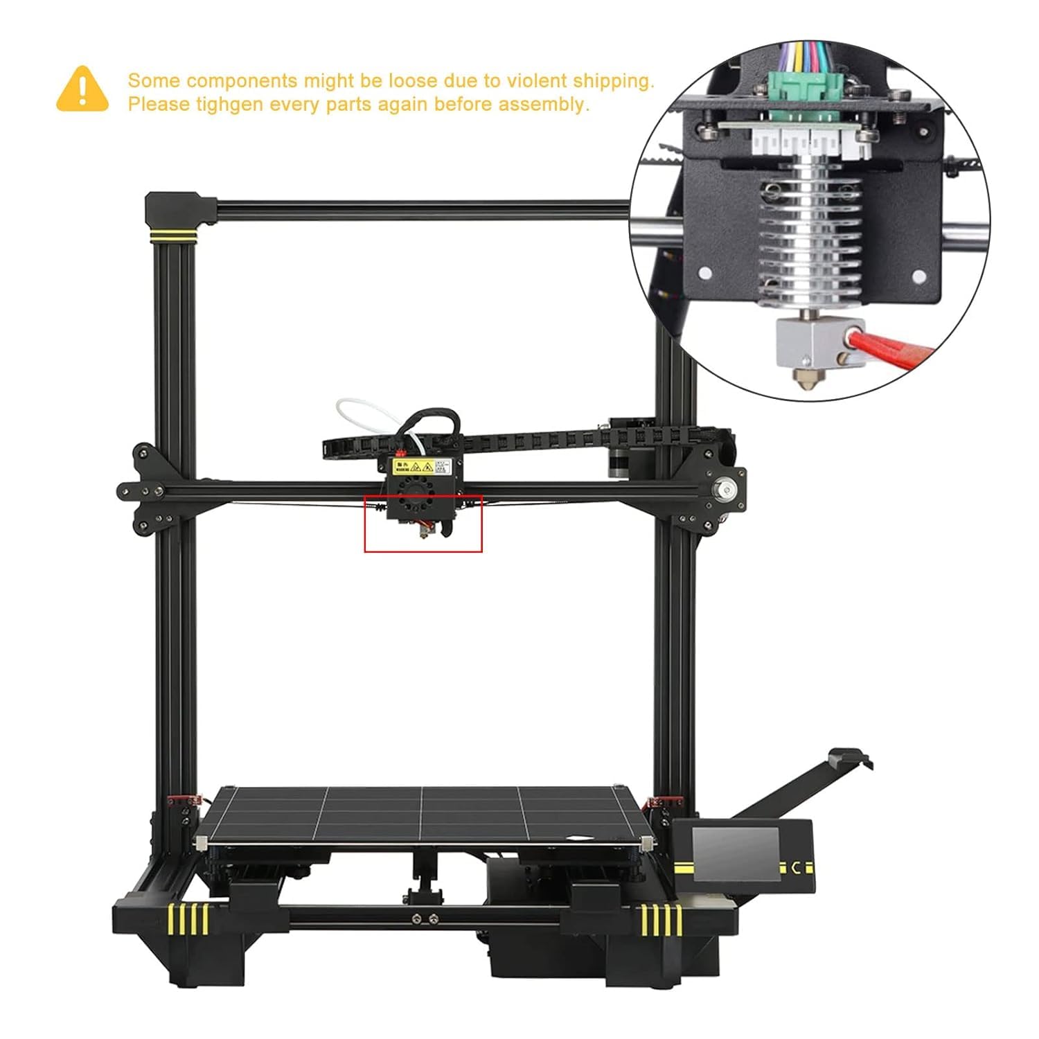 Amazon.co.jp: V5 J-Head Chiron Hotend 24V 40W Anycubic Hotend 