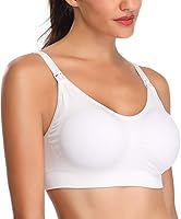 Vista 3 de Lataly Brasier de maternidad sin aro para dormir y amamantar. Paquete de 5.