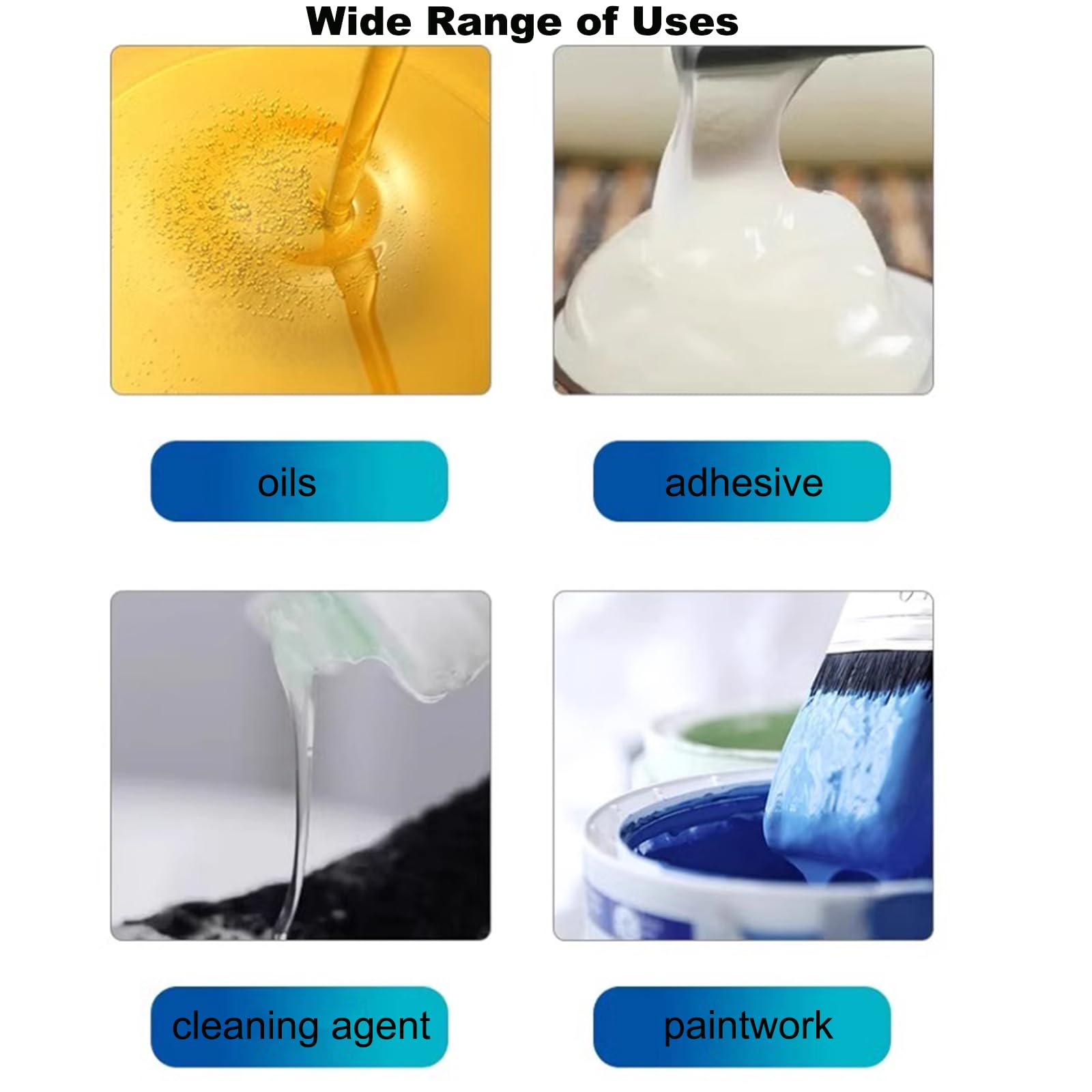 Viscosímetro rotativo digital, medidor de viscosidad con 4 rotores, precisión de ±3%, medidor de fluidos para la medición de viscosidad y temperatura, ideal para uso en laboratorios e industria.