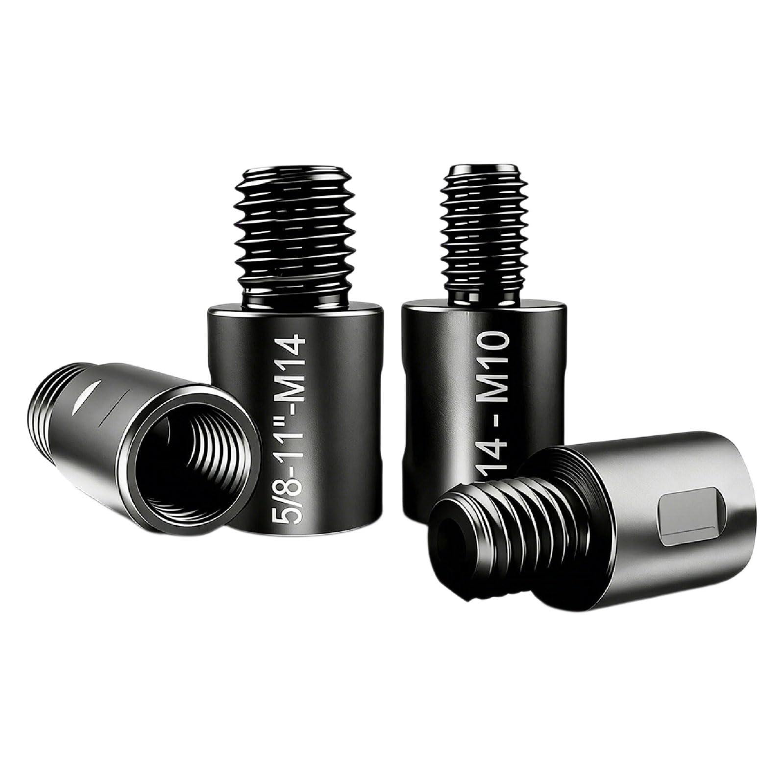 Reinforced Drill Bit Conversion Sleeve M14 to 10 and 5/8 Angles Grinder Attachment for High Precisions Tasks Angles Grinder Attachments