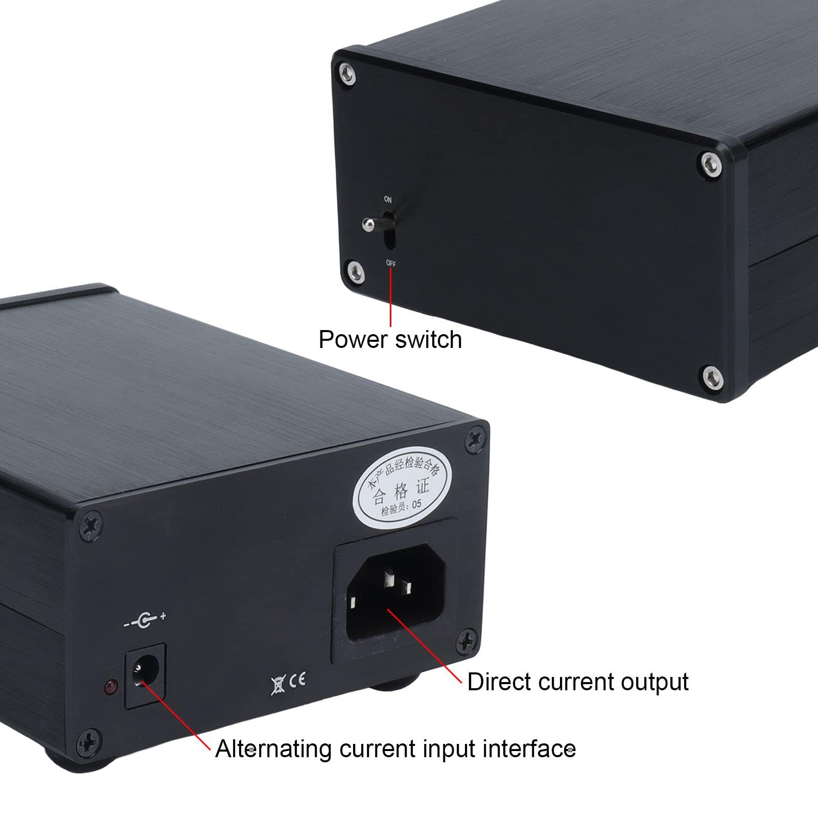 Fuente de Alimentación Regulada Lineal de 25 W, Voltaje Estabilizado de Alta Precisión con Protección contra Sobrecarga de Cortocircuito para STUDER900 AC 250 V (6V)